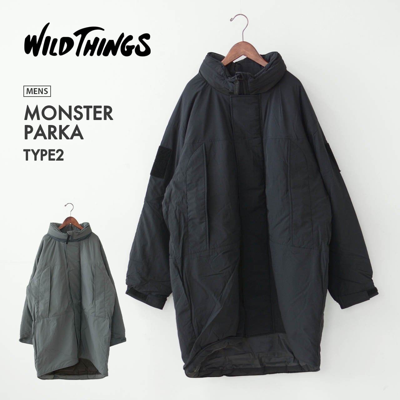 WILD THINGS[ワイルドシングス] MONSTER PARKA TYPE2 [WT24101SN
