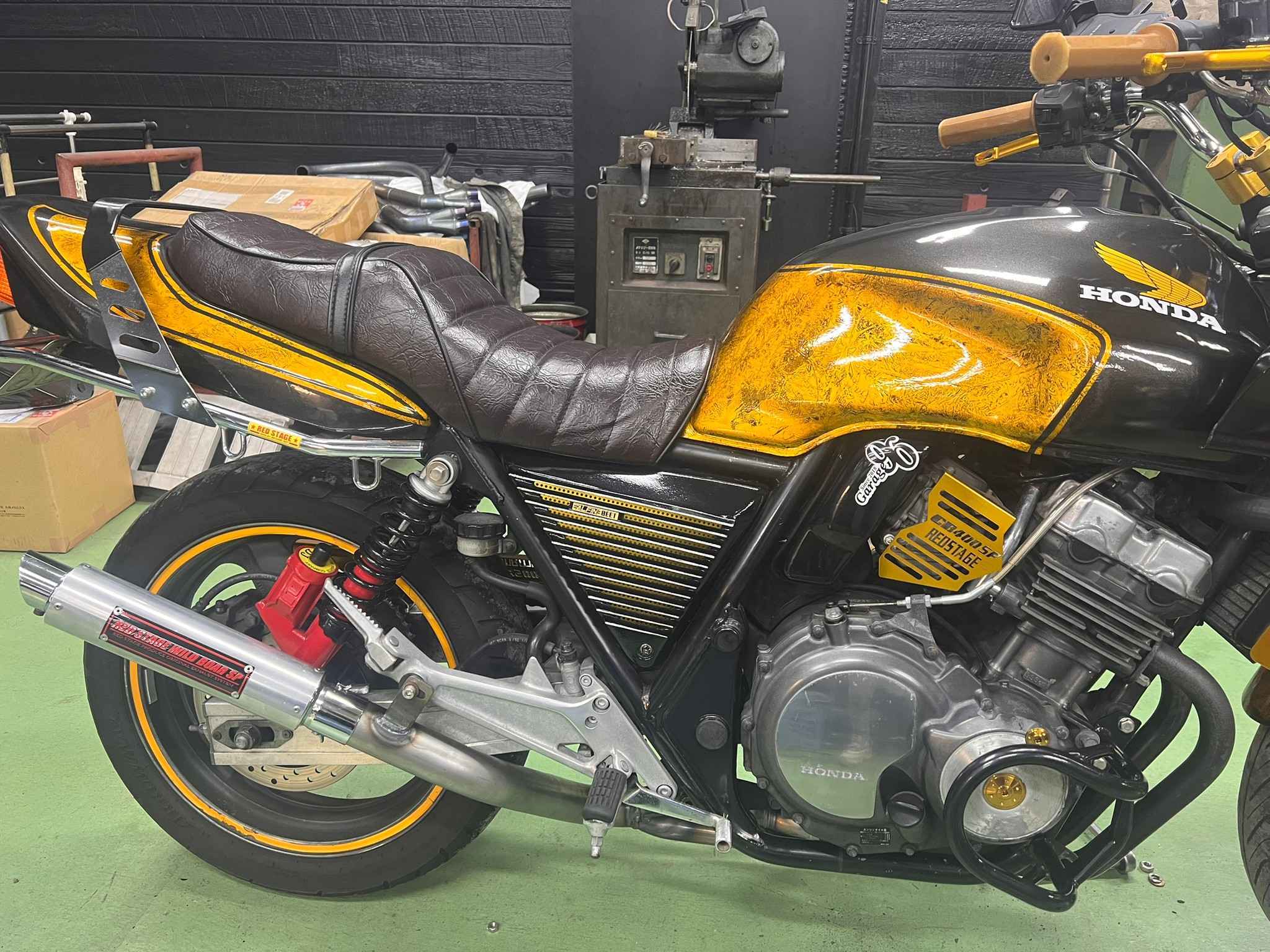 CB400SF NC31 バージョンS【飛燕外伝】 4-2-1オリジナルマフラー 無地