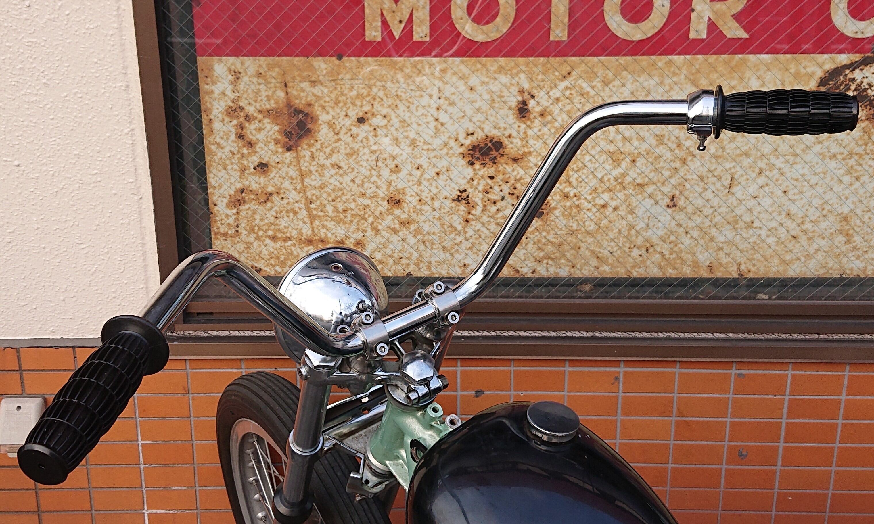 chopper uphandle【8インチ ナロー 素地】 1インチバー Daihan