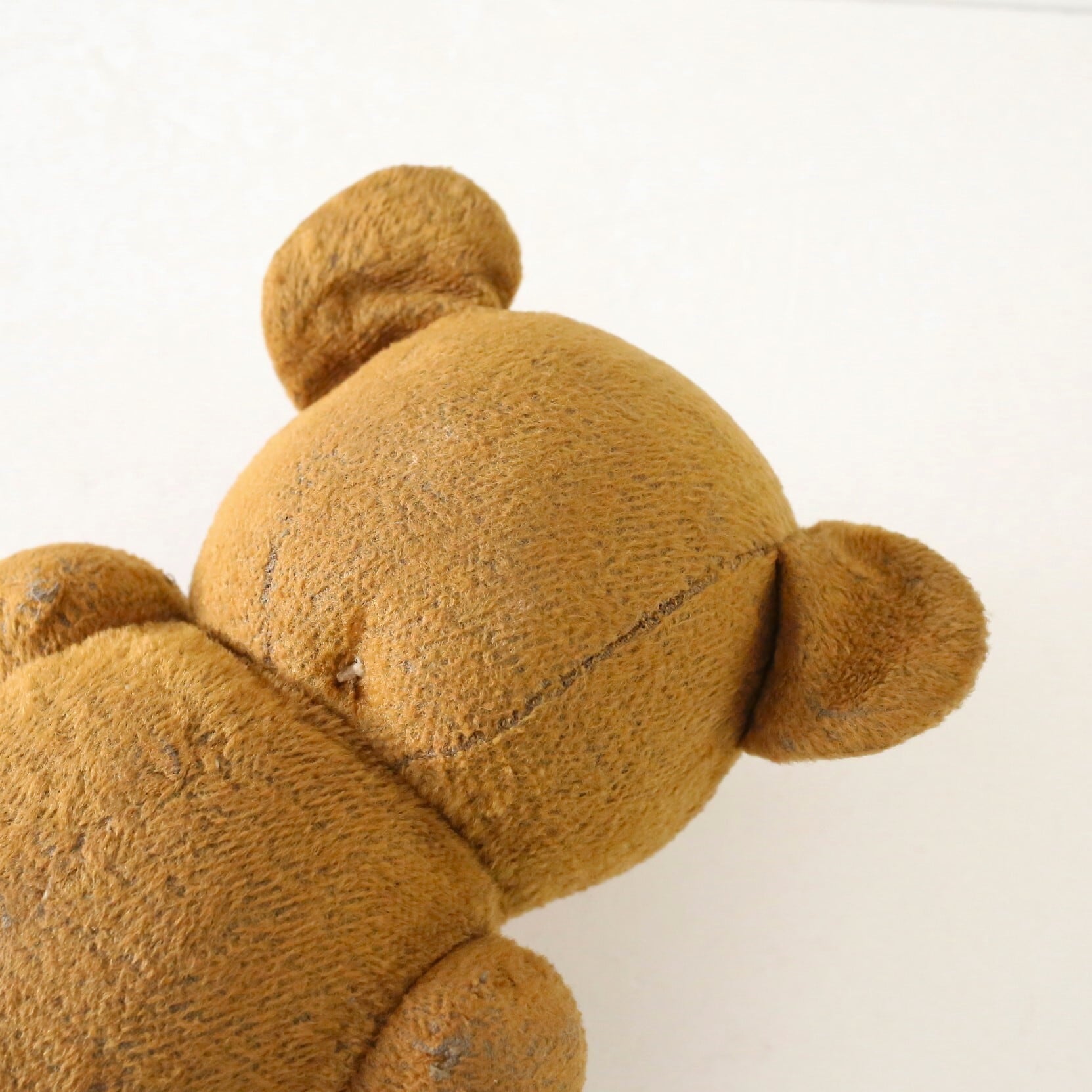 フランス アンティーク ヴィンテージ テディベア 毛足の短い丸顔のベア