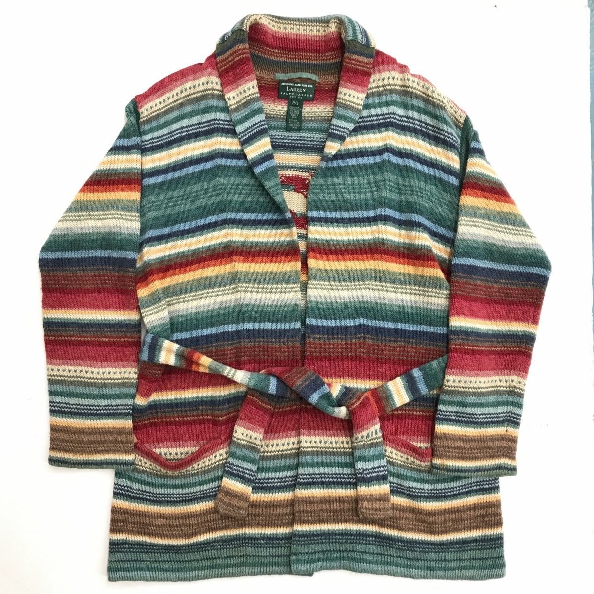 RALPH LAUREN ラルフローレン 90年代 HAND KNIT ハンドニット ショール
