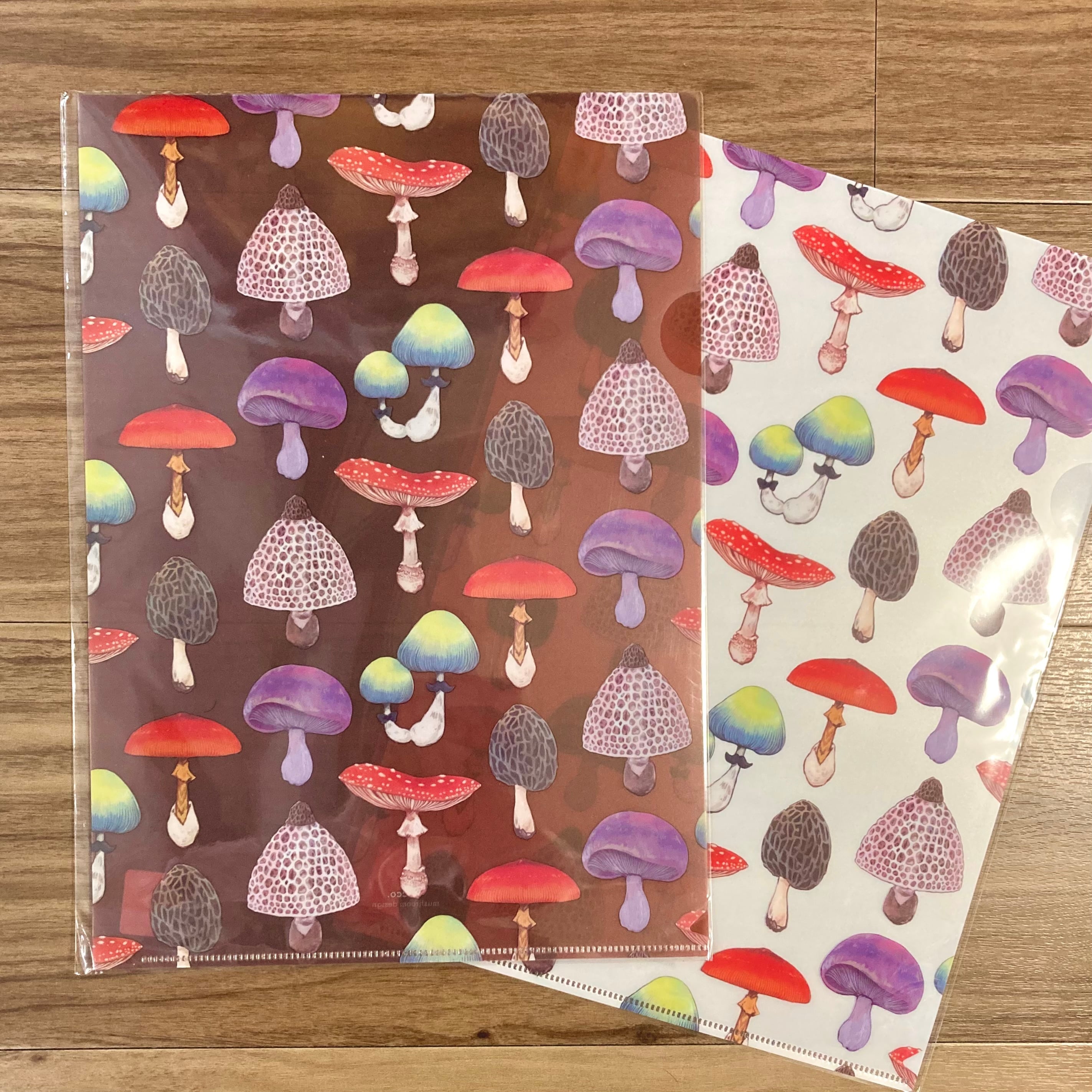 A4きのこクリアファイル | nocco.