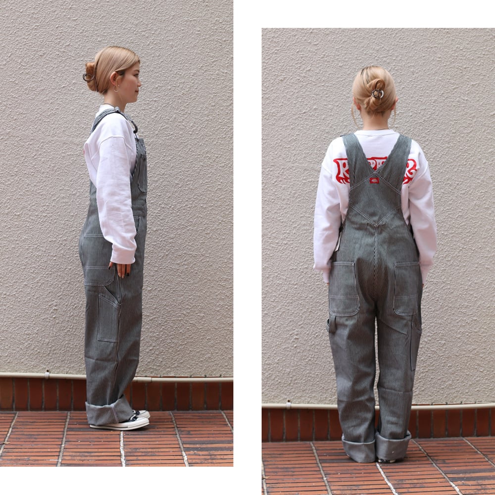 Dickies ディッキーズ 83297 ヒッコリー ストライプ オーバーオール