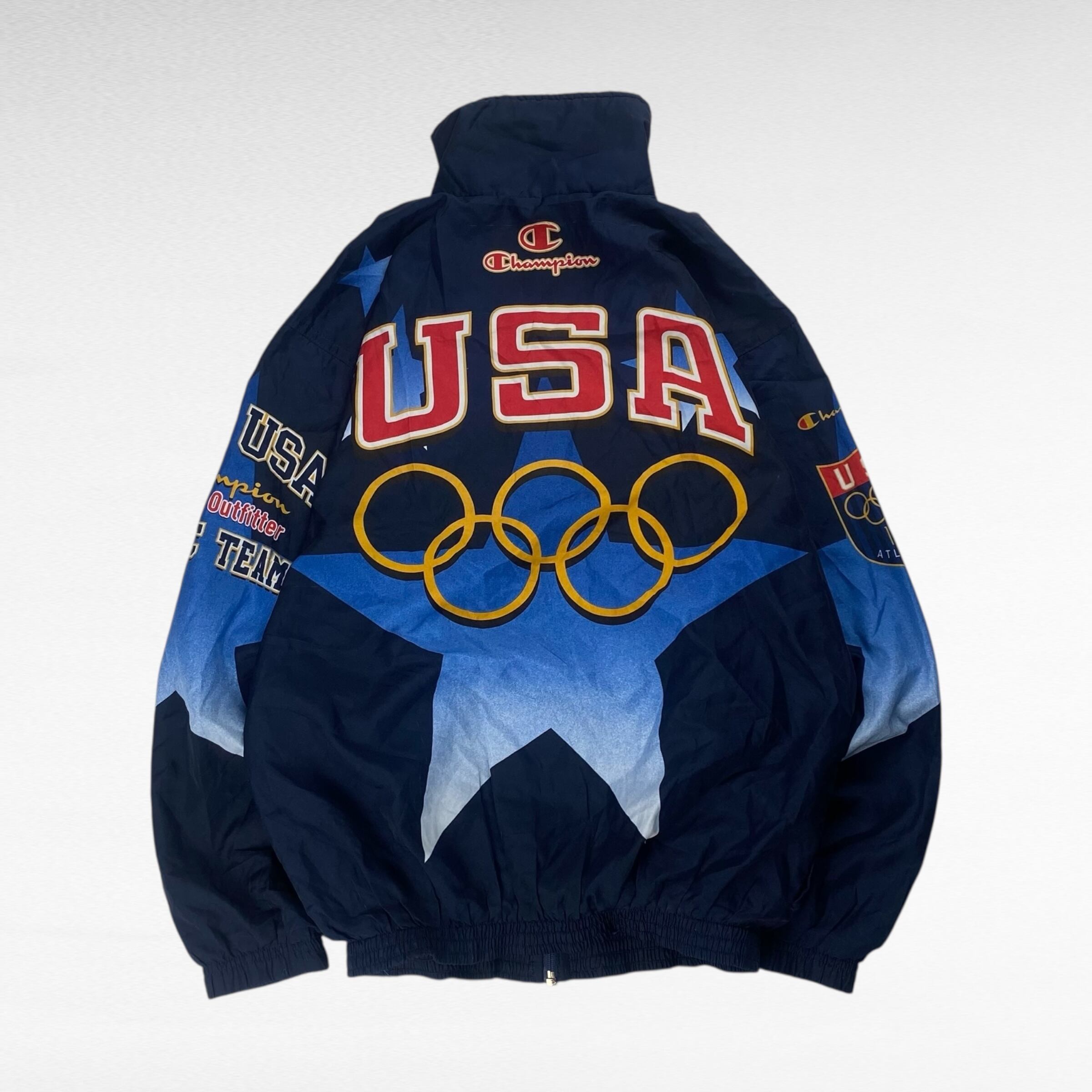 90's】 チャンピオン アトランタオリンピック ナイロンジャケット