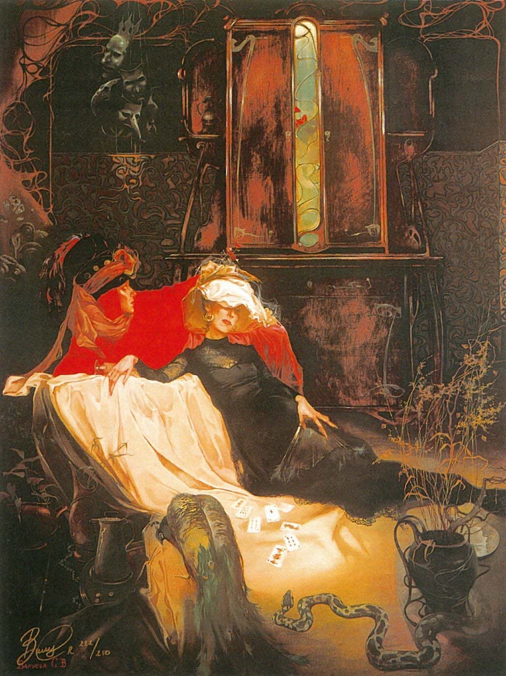 スヴェトラーナ・ヴァリュエヴァ マダムシルクスクリーン サイン入 143