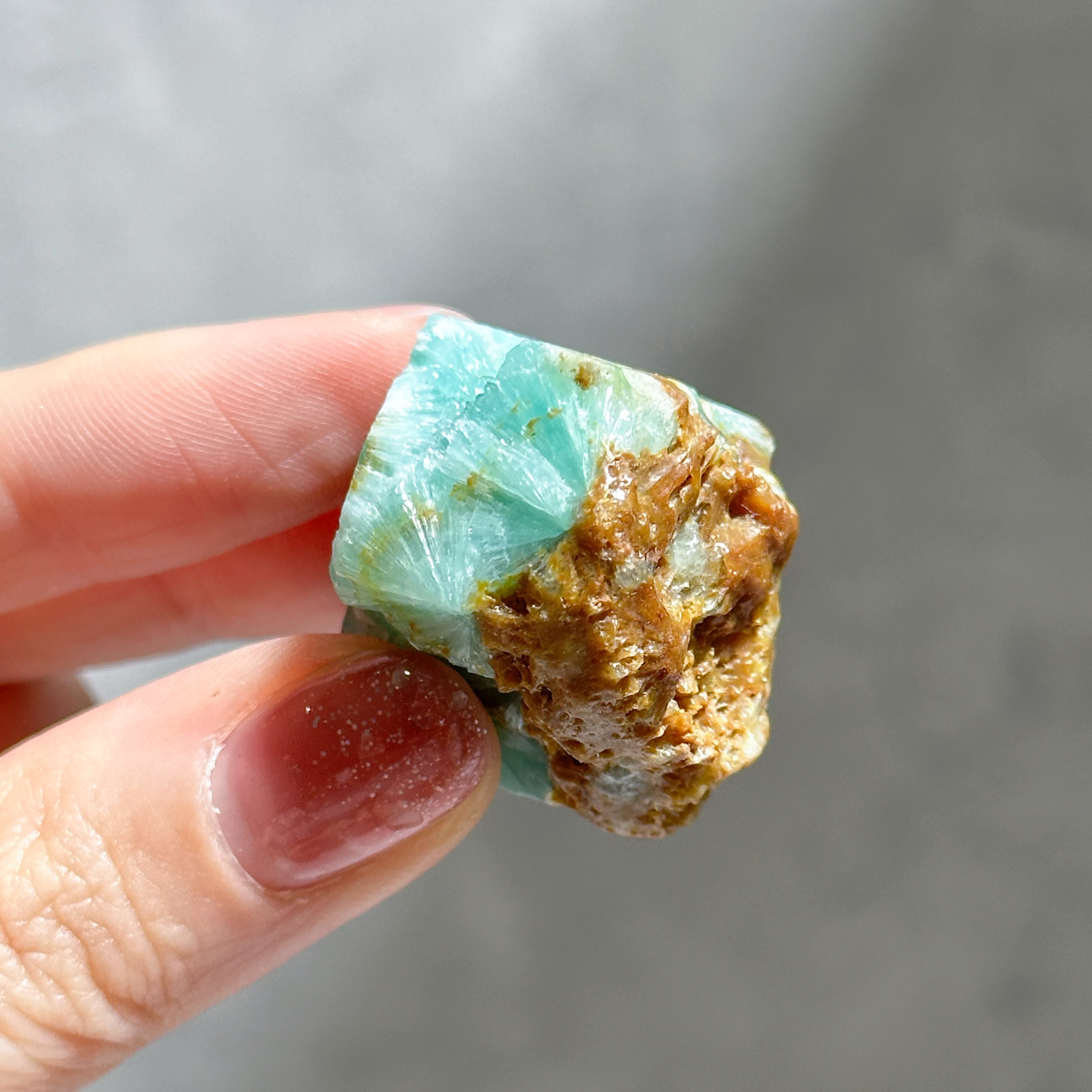 ブルーアラゴナイト 原石43◇Blue Aragonite◇天然石・鉱物