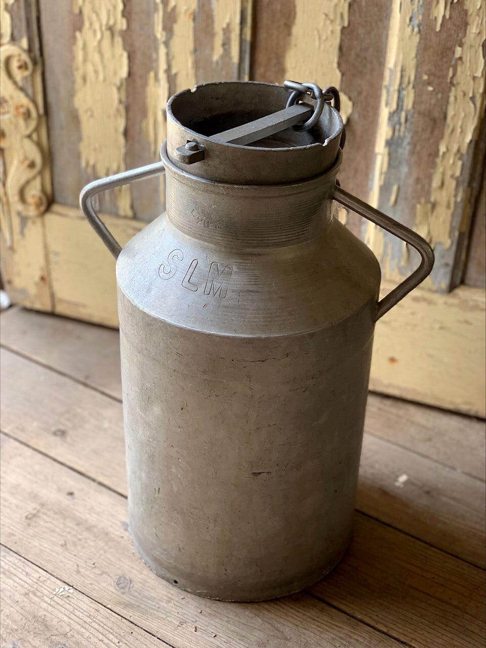 アルミ製 ミルク缶 蓋付き SLM | Brocante de La Cocotte （フランス