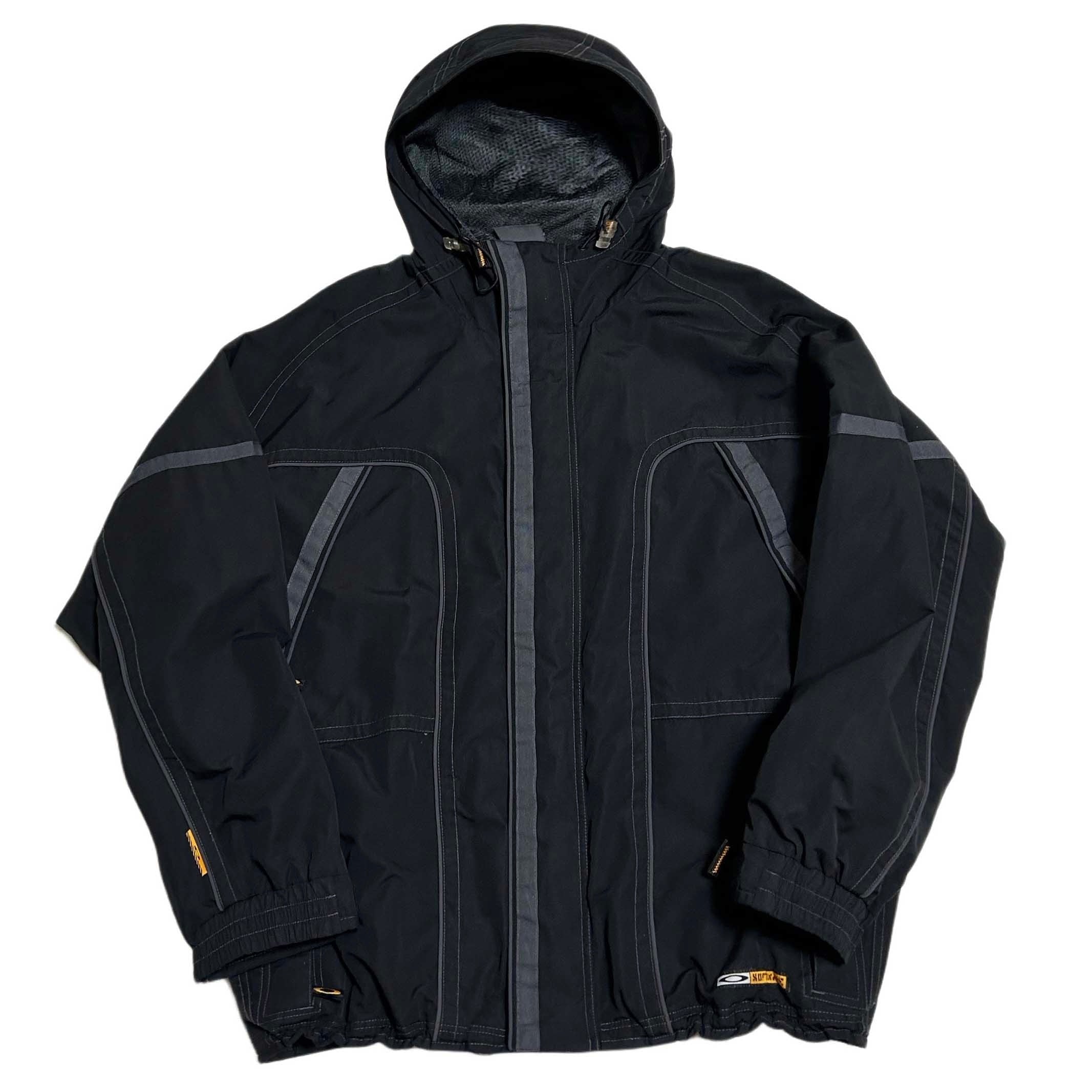 90s - Y2K OAKLEY オークリー ナイロン シェル ジャケット ブラック