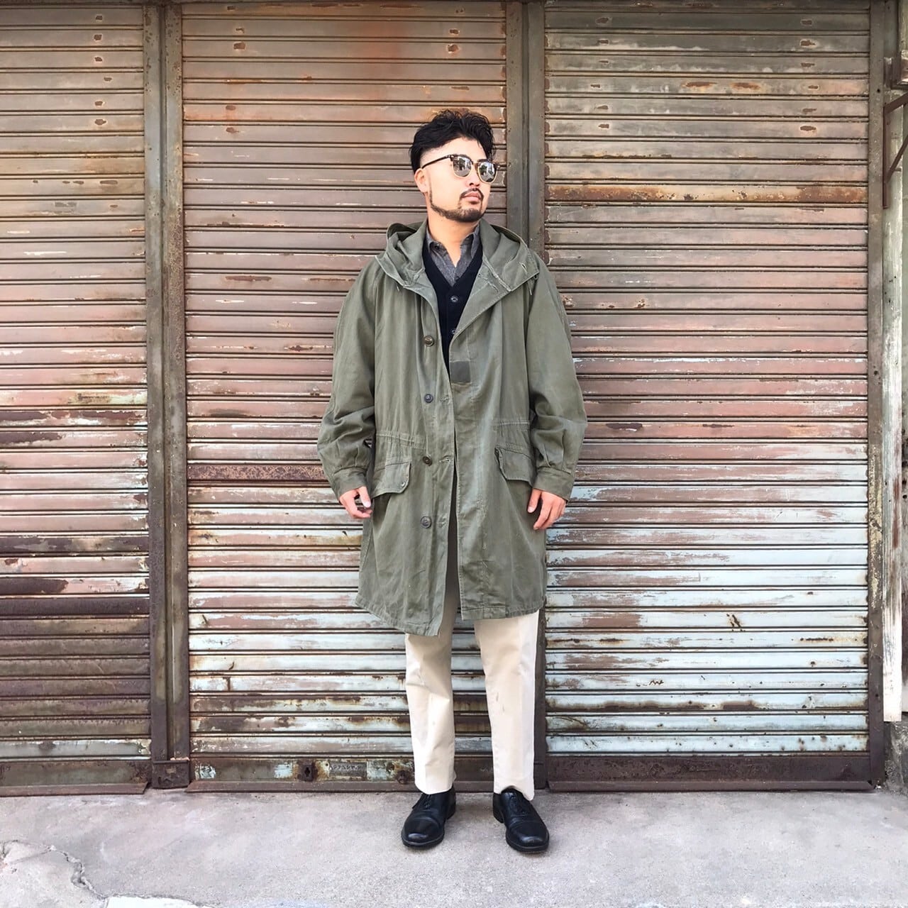 70s フランス軍 実物 M-64 ヴィンテージ フィールドパーカー 92L