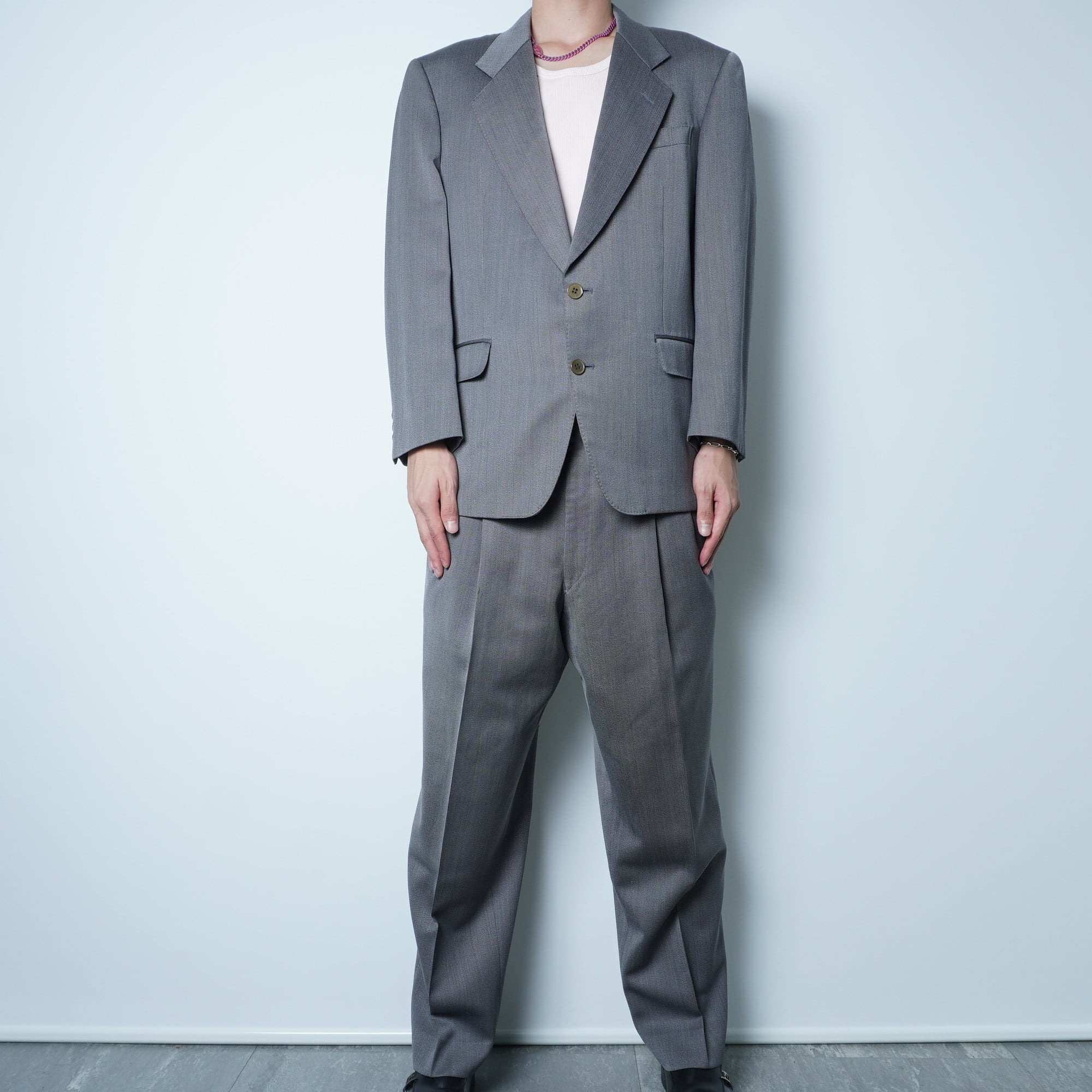 Yves Saint Laurent】イブサンローラン WOOL100％シングル2B