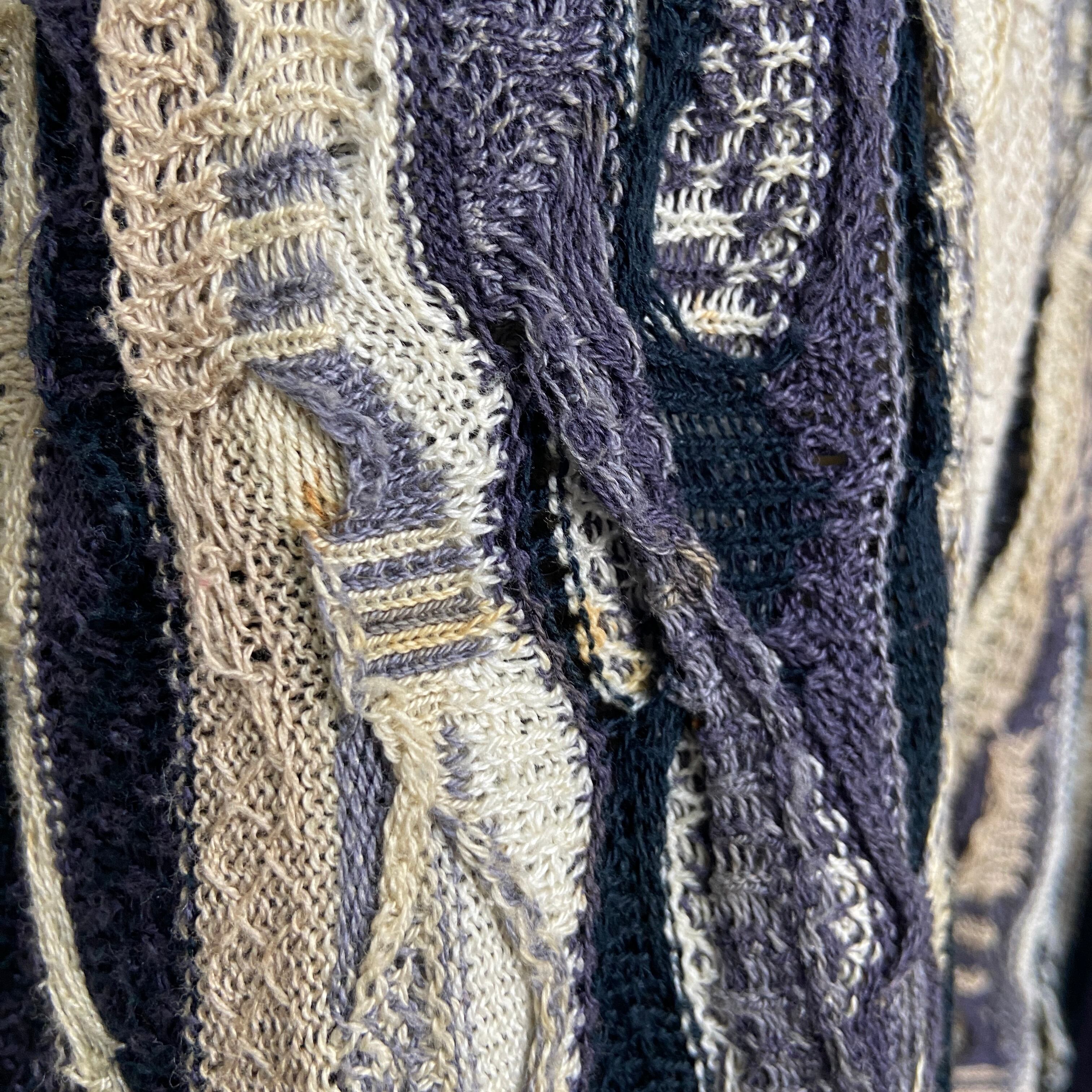 90s COOGI クージー オーストラリア製 総柄3Dニット L | 古着屋 Uan