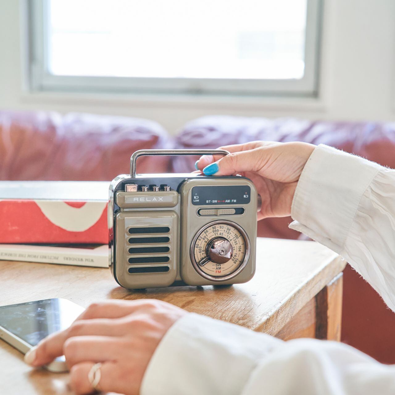 マルチレトロラジオ RELAX｜防災・多機能ラジオ インテリア雑貨