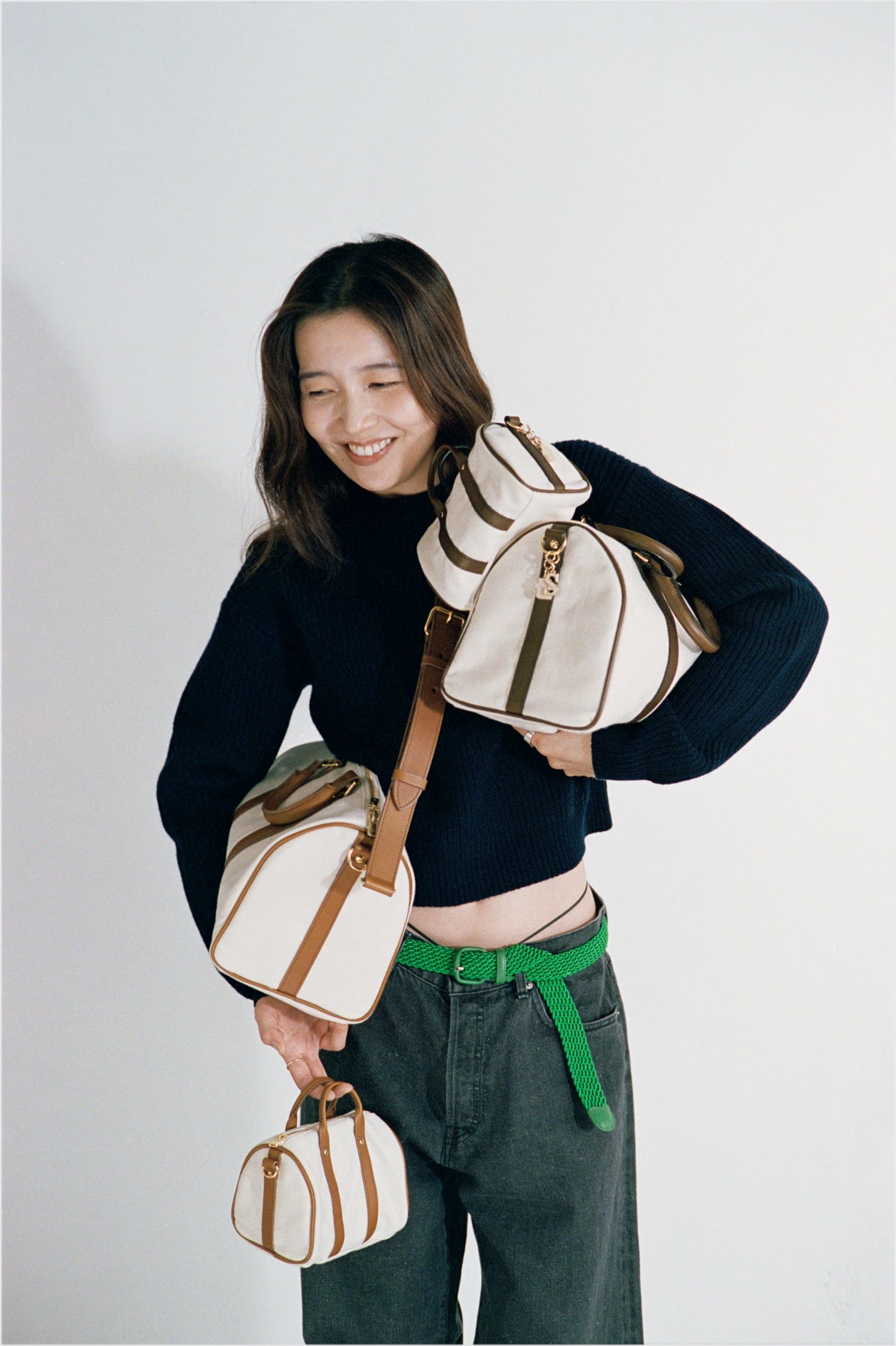 TTT×SC NOMAD DENIM MINI BAG（LIGHT BROWN） | TTTMSW