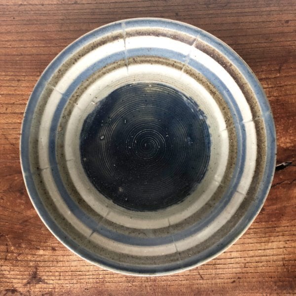 阿部祐工 民藝 櫛引刷毛目の大皿 阿部祐工 民藝 櫛引刷毛目の大皿