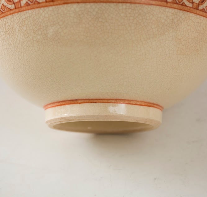 京焼 粟田焼 錦光山 七宝繋文 汲み出し椀 汲出碗 煎茶碗 湯呑 5客組 五