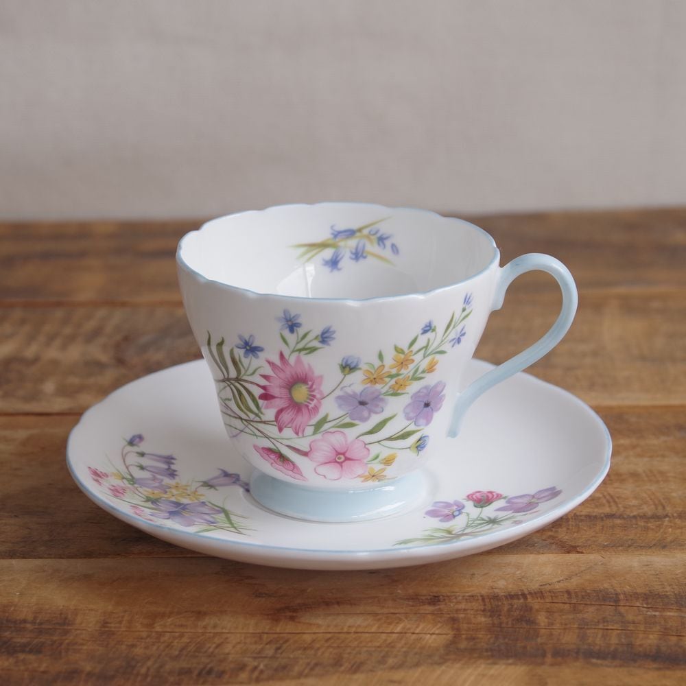 シェリー ワイルドフラワーズ コーヒーカップ ソーサー カップ