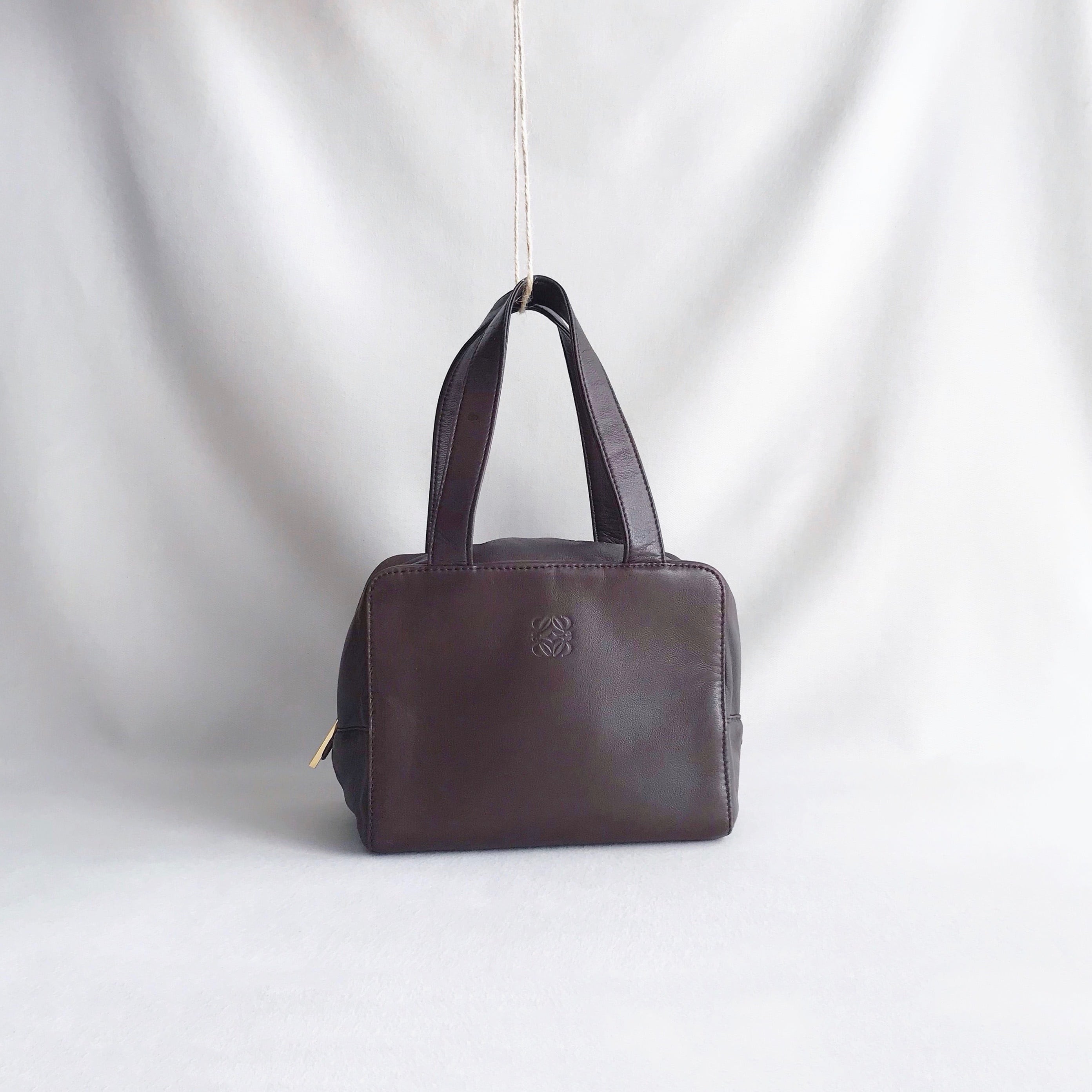 ☆ LOEWE ☆ ナッパレザー ☆ ミニ ハンドバッグ ☆ ブラウン