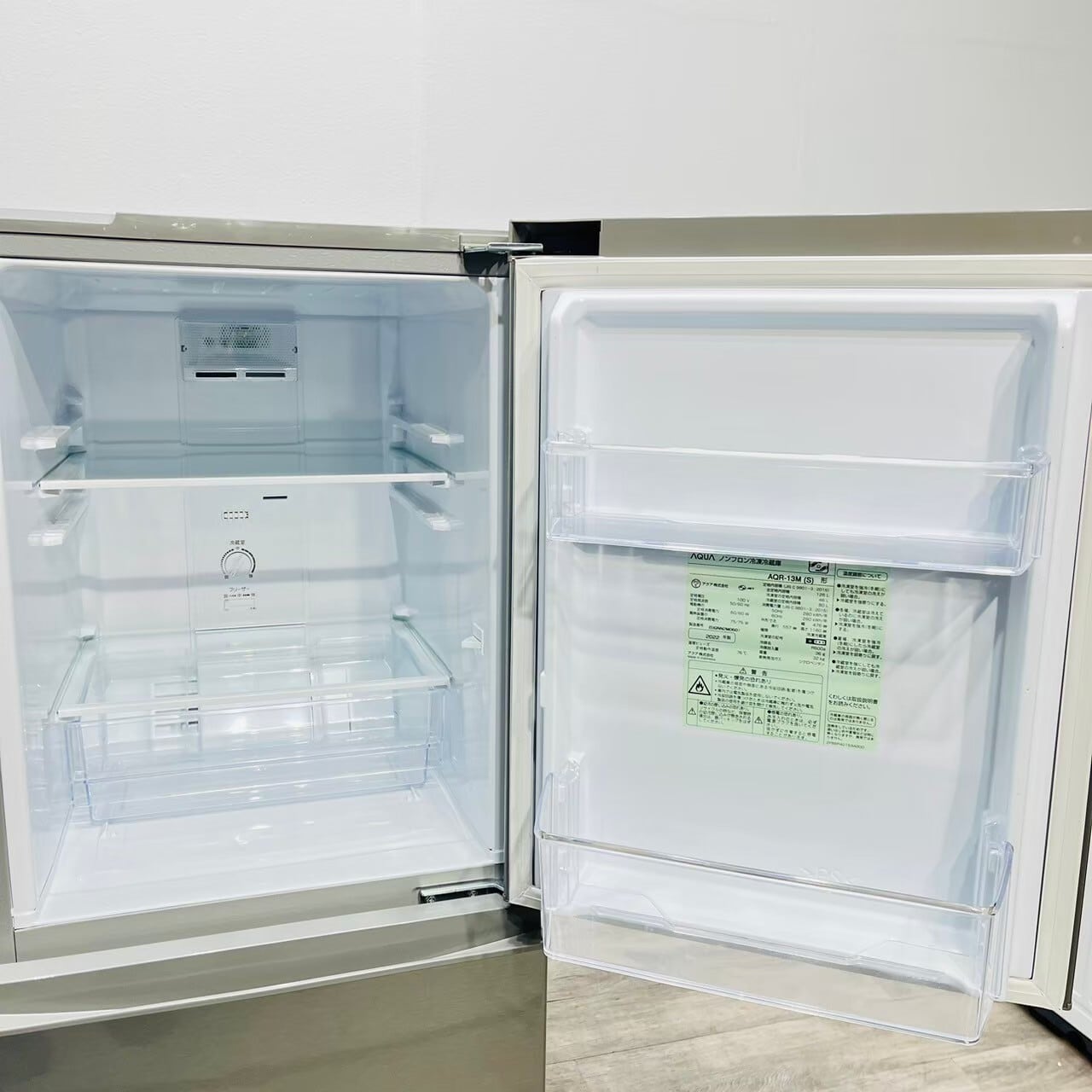 AQUA 冷蔵庫 AQR-13M(S) 126L 2022年製AQUA 126L 冷凍冷蔵庫 AQR-J13M