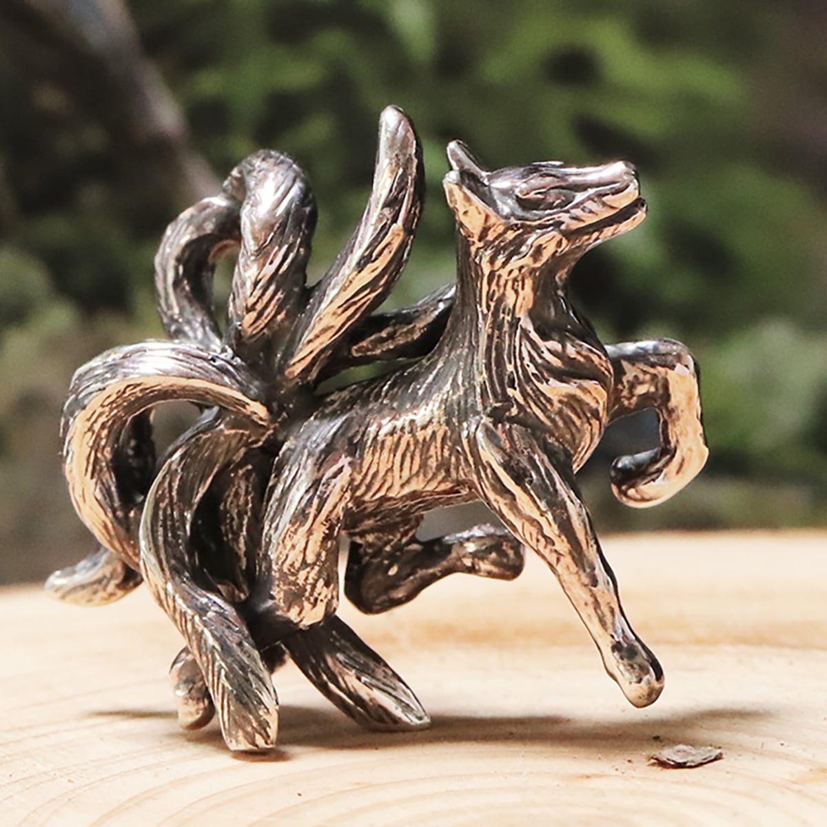 根付 九尾 狐 現代根付 【公式通販】