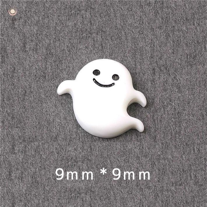 ネイルパーツ 白 おばけ ハロウィン ジェルネイル セルフネイル ギャル