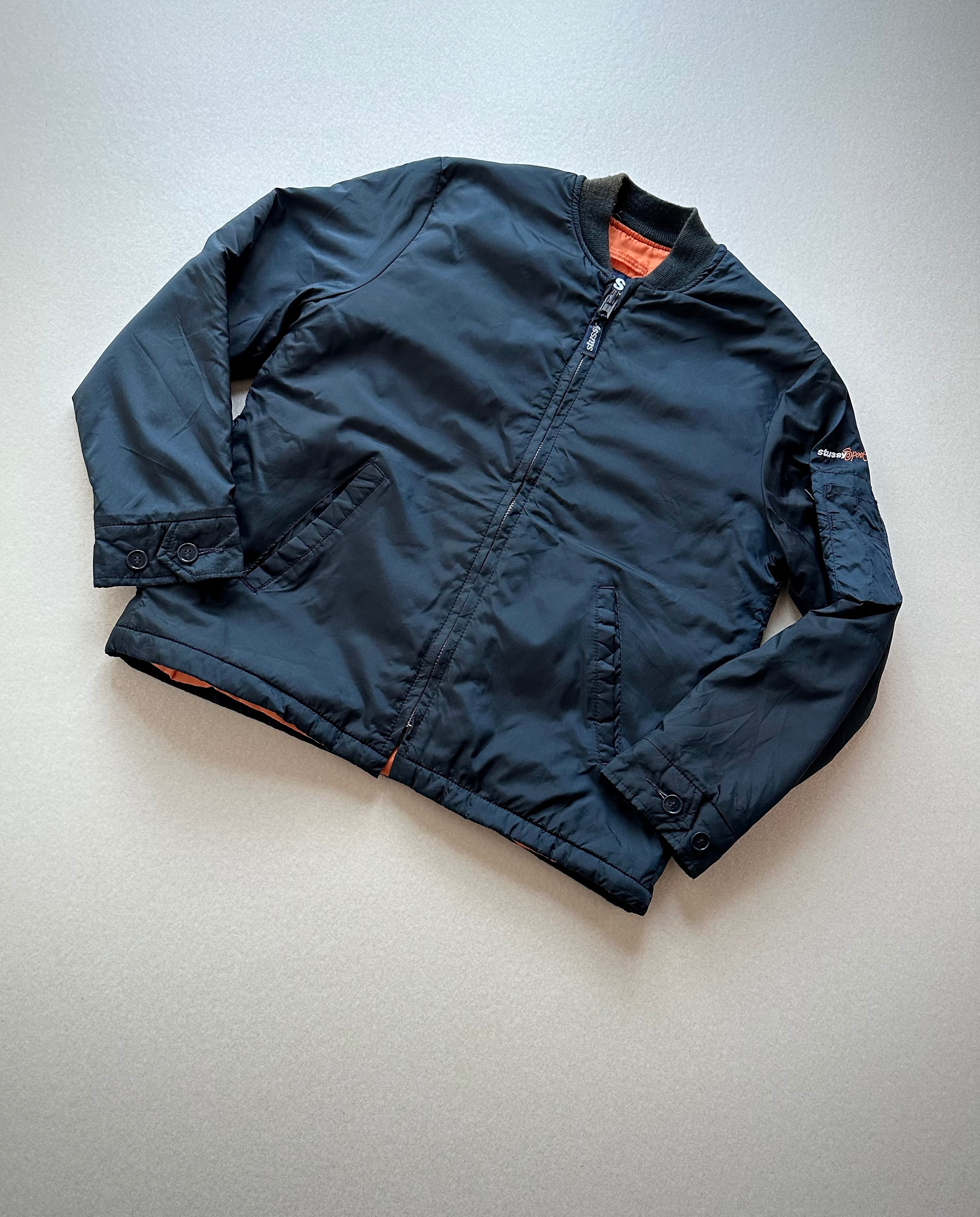 SPECIAL 90s USA製 “ STUSSY / SPIEWAK ” MA-1 NYLON BOMBER JACKET