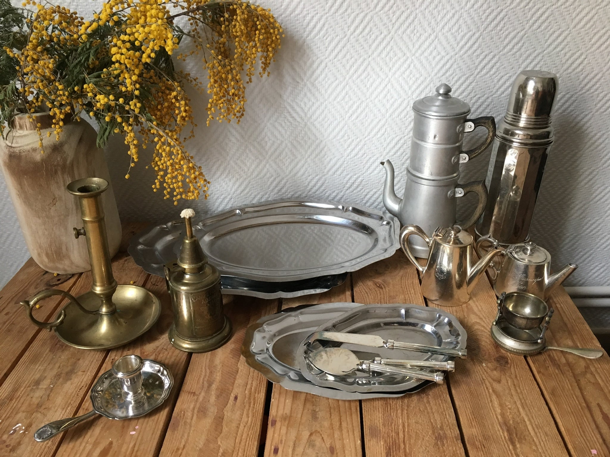 Christofle/ Gallia シルバー製 キャンドルスタンド (Lot no. #68