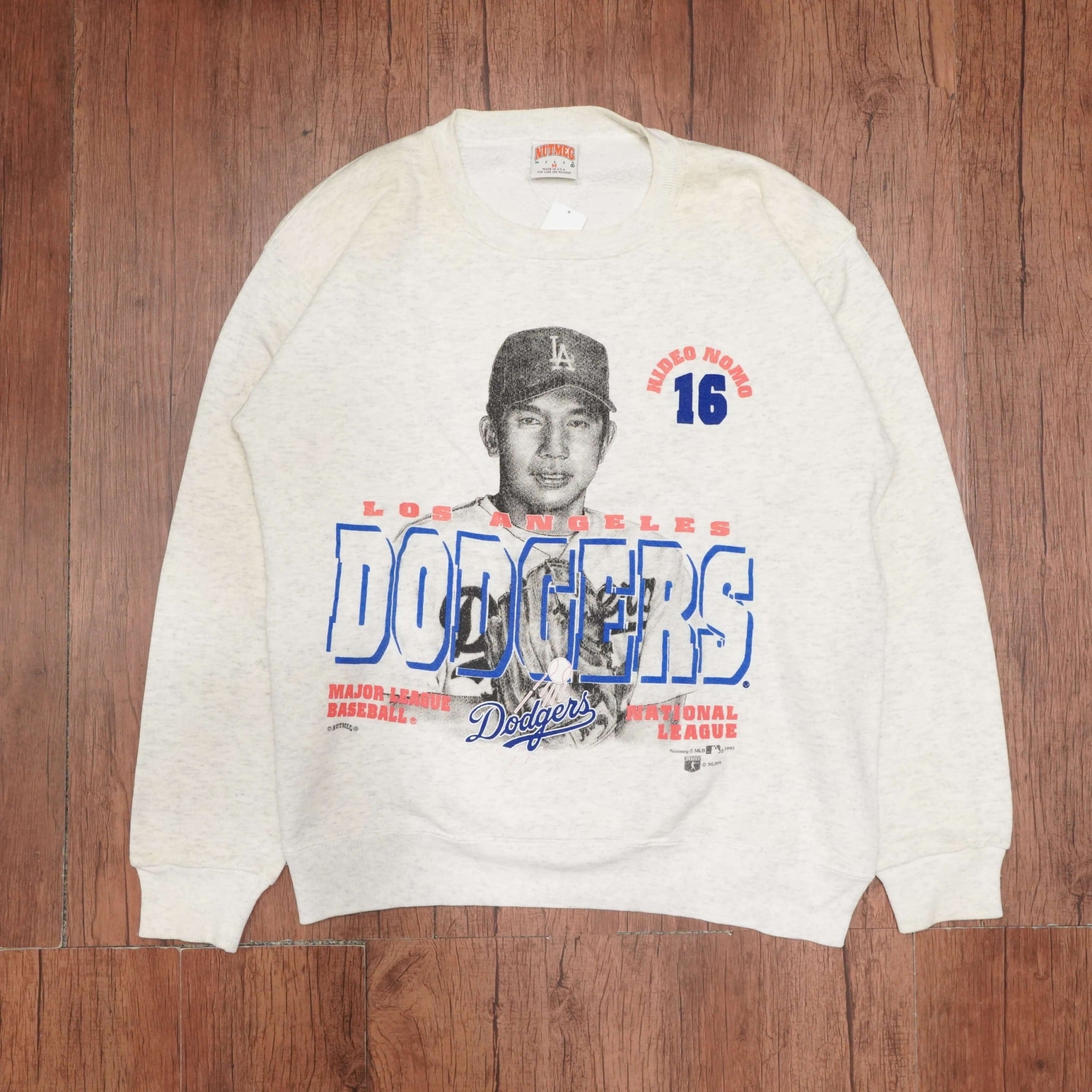 nutmeg los angeles dodgers 野茂英雄 スウェット M/usa製 90s | 古着