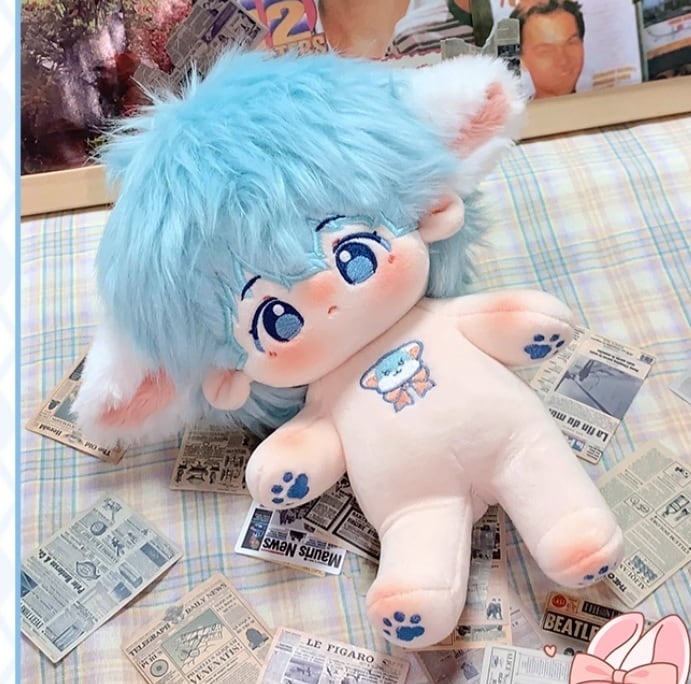 20cm 無属性ぬいぐるみ コットン ドール 棉花娃娃 本体のみ 骨有