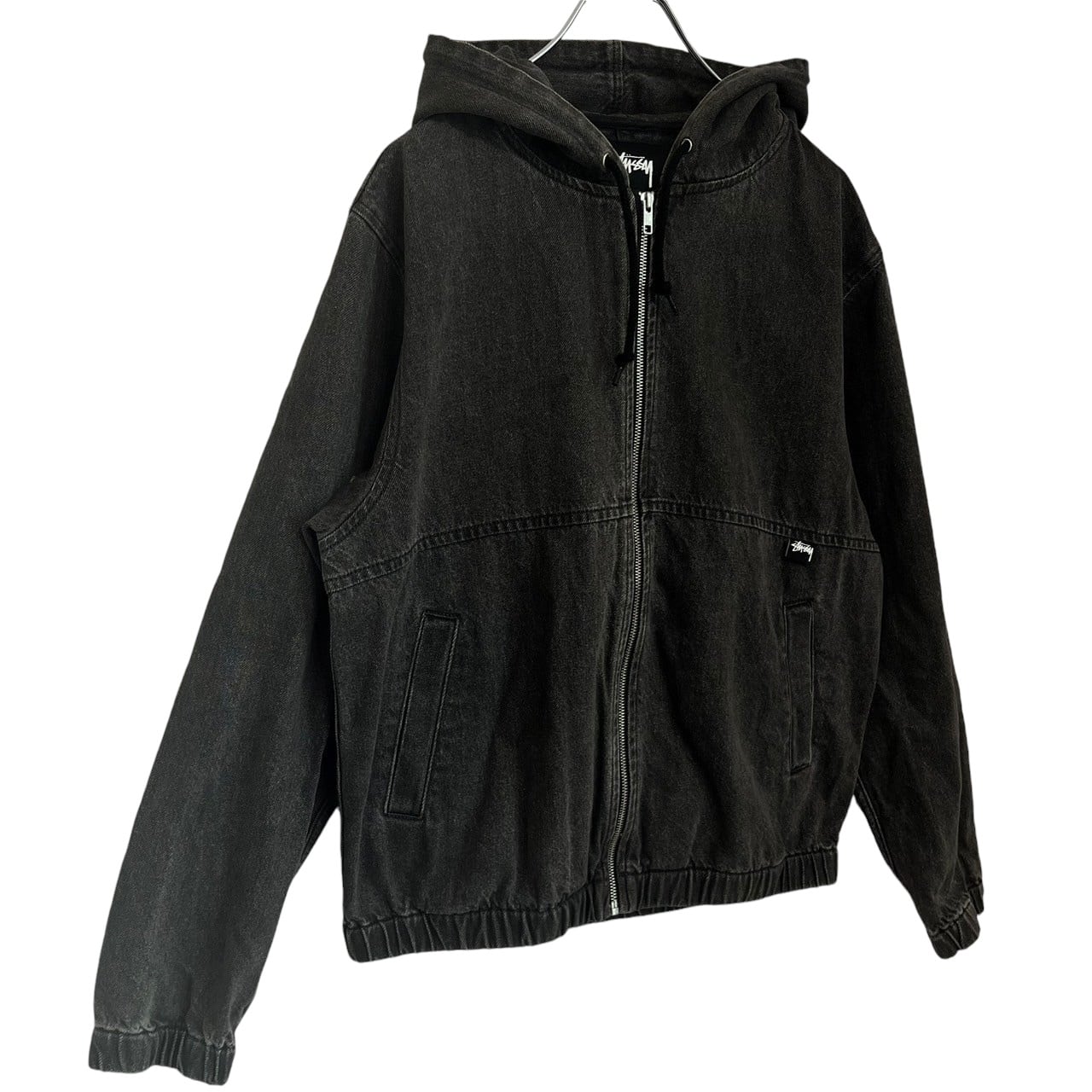 stussy ステューシー アクティブジャケット 刺繍ロゴ ワンポイントロゴ