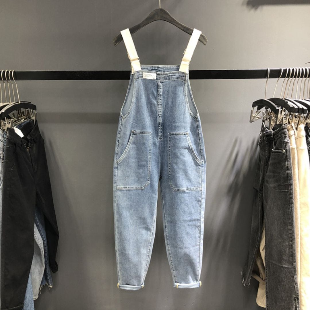 肩紐切り替えデザインオーバーオール K16831 | くまの小箱