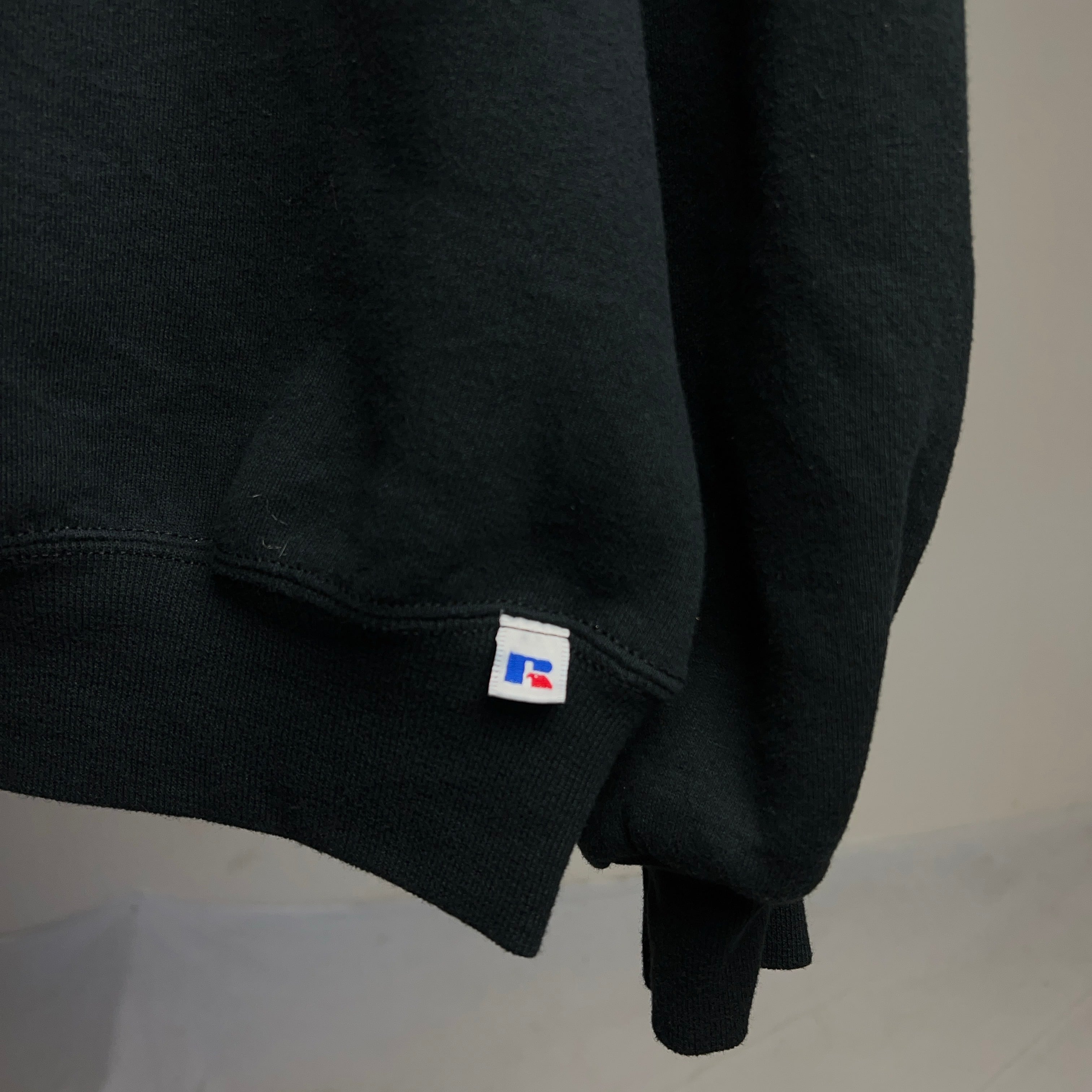 90's RUSSELL ATHLETIC Sweatshirt Black USA製 SIZE XXL 90年代