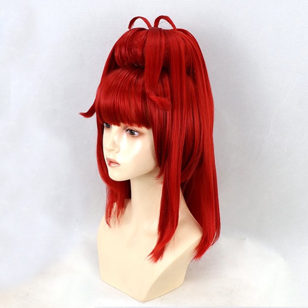 コスプレ耐熱ウィッグ オーダー キャラクター造形ウィッグ レッドお