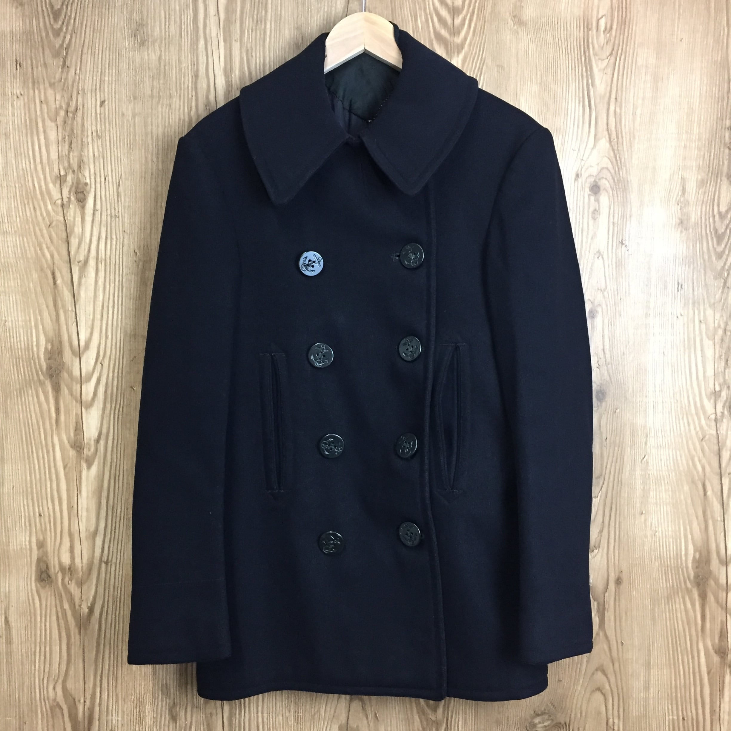 ☆ステンシル入り 40s U.S.NAVY 10ボタン Pコート ピーコート メンズ