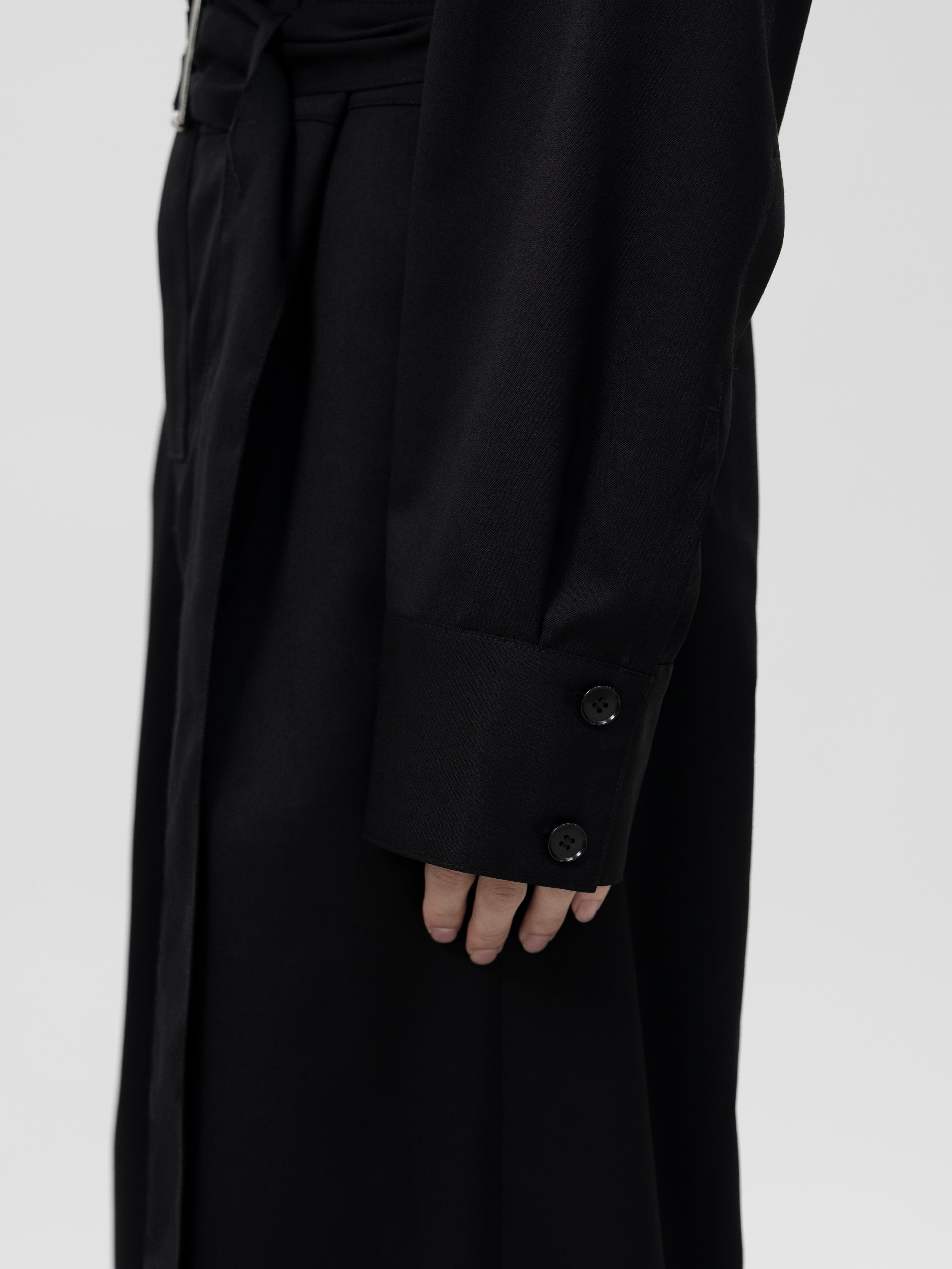 【Lapiis】BELTED ZIP UP JUMPSUIT BLACK RESTOCK>BELTED ZIP UP JUMPSUIT【BLACK】 | lapiis