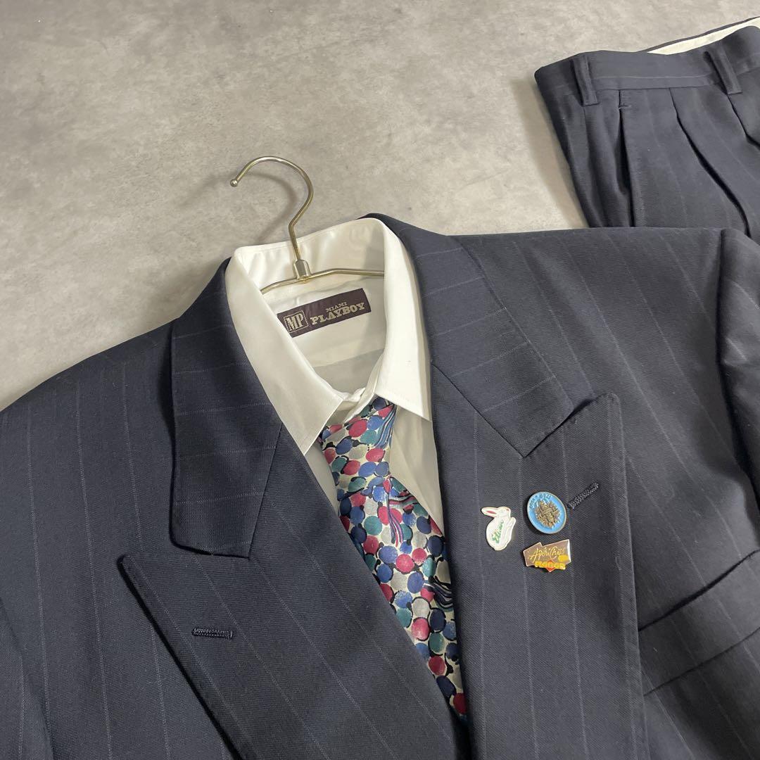 90s 豪華5点セットダンヒル生地 セットアップ スーツ シャツネクタイ