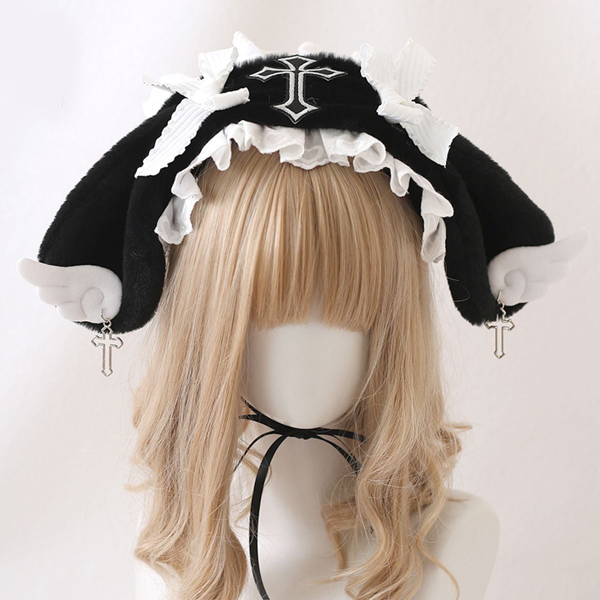 うさみみ天使界隈ゴシック十字ヘッドドレス | Maiden's Rêve