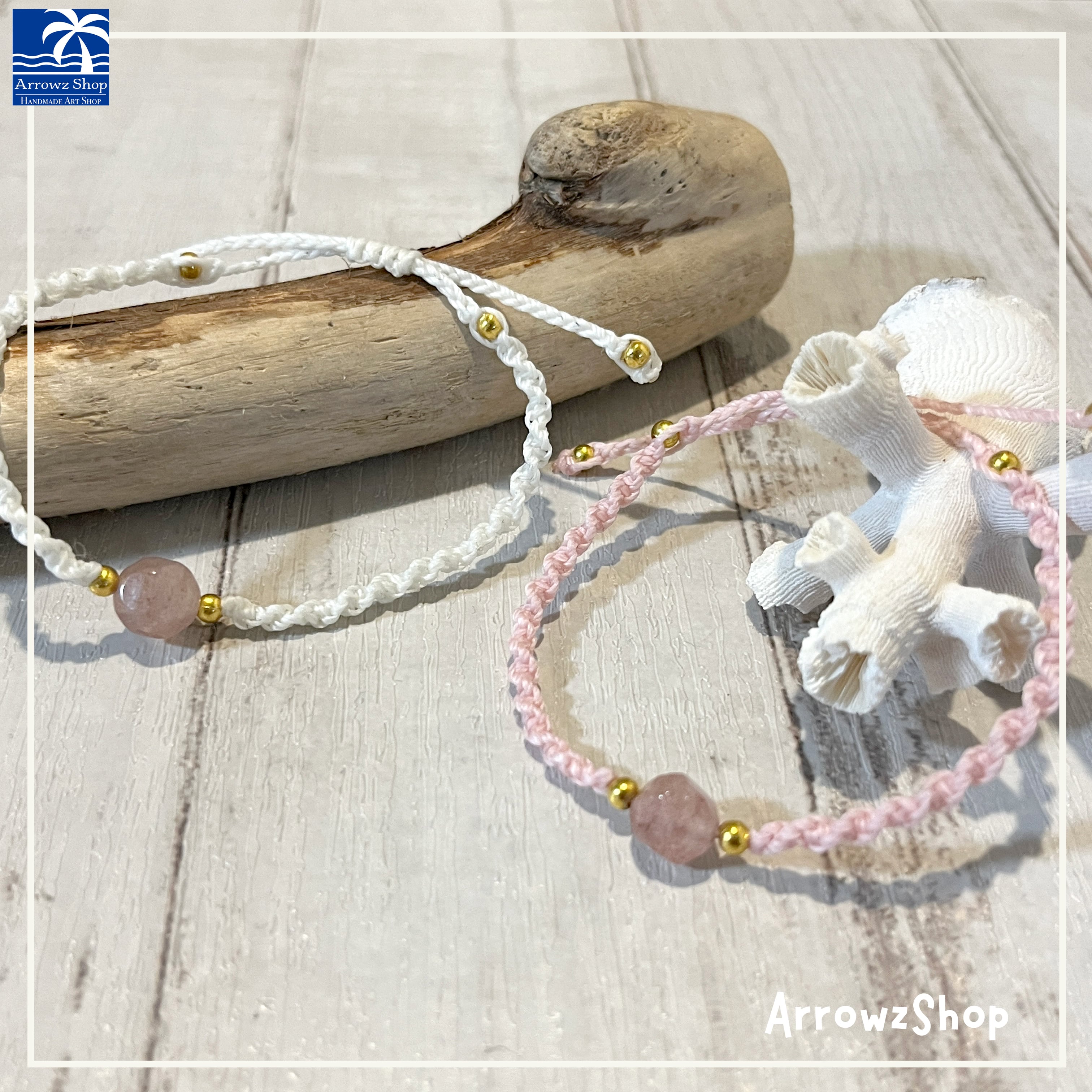 yy☆ブレスレット ストロベリークォーツ♪ 370 yy様 専用