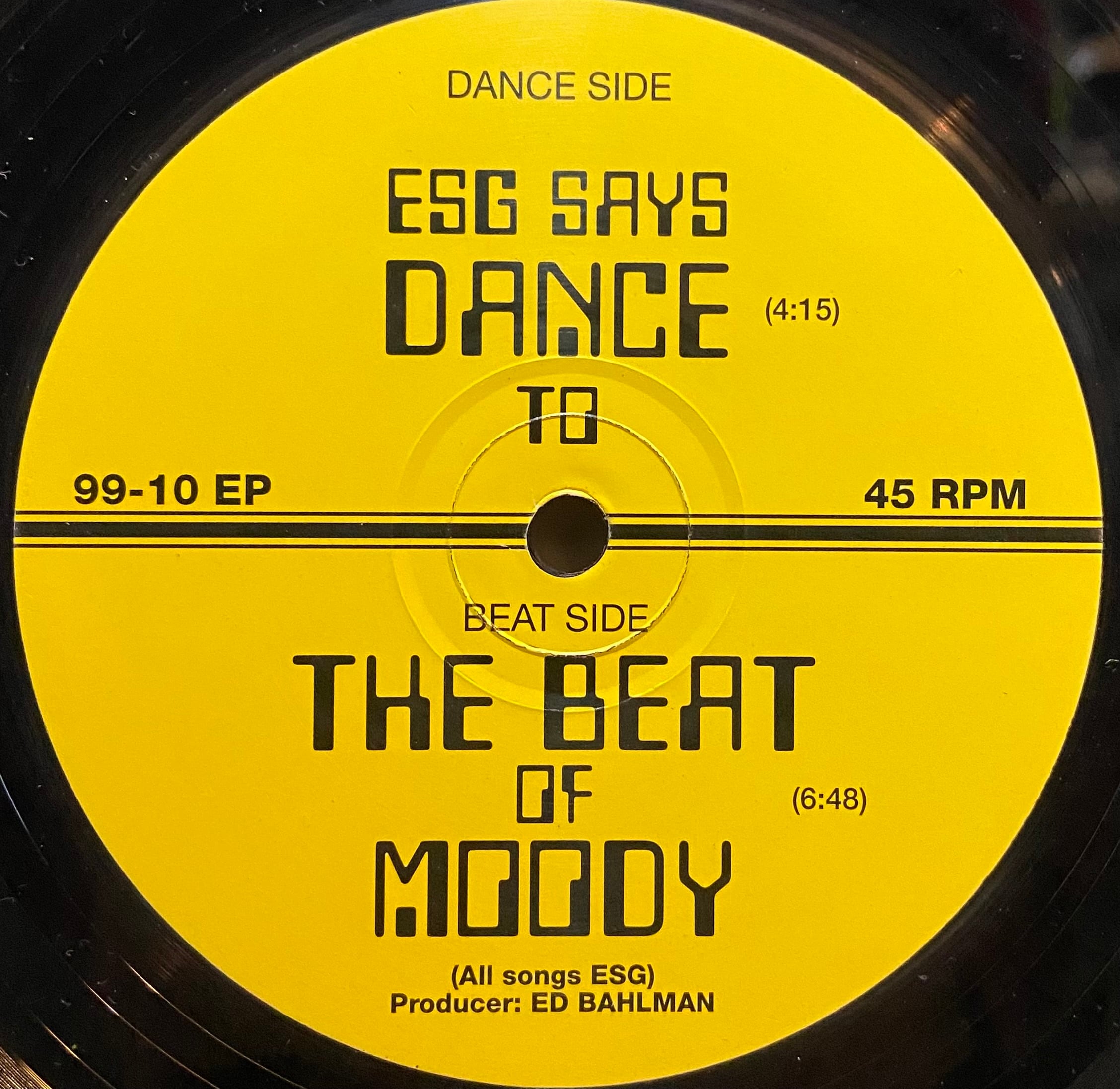 ESG – ESG Says Dance To The Beat Of Moody | うなレコ 中古レコード
