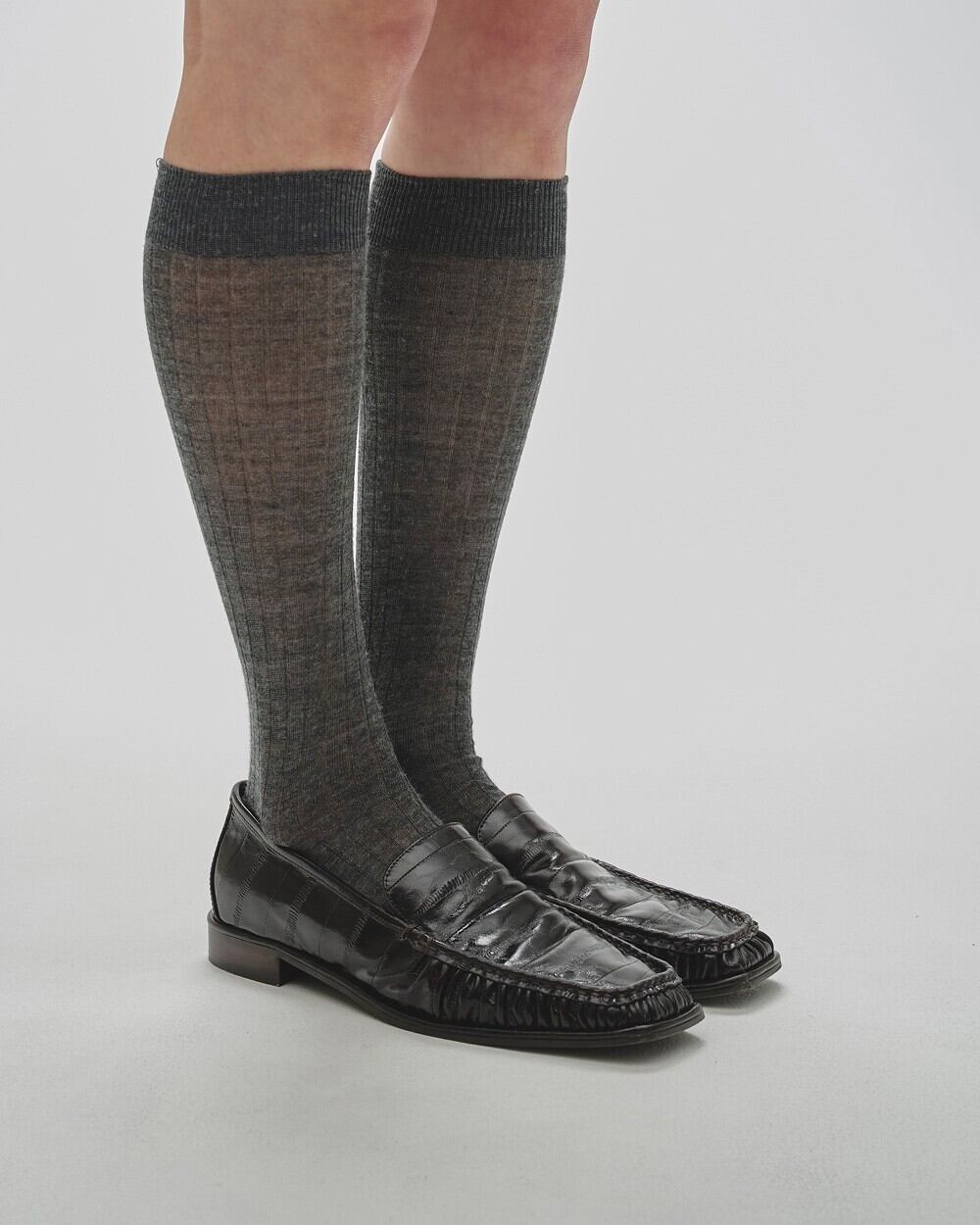 TODAYFUL(トゥデイフル) Squaretoe Gather Loafers | サウスオレンジ