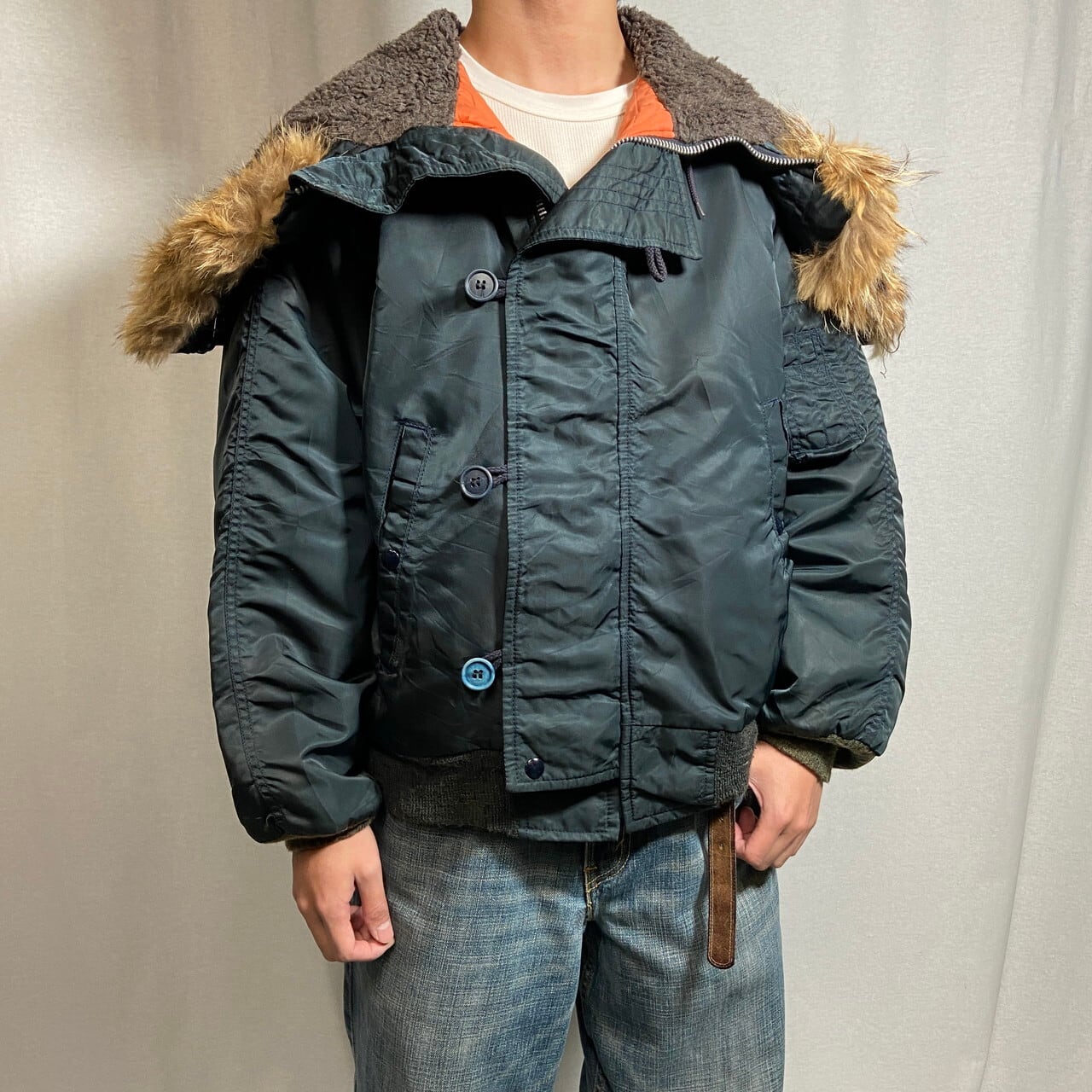 70〜80年代 SPIEWAK GOLDEN FLEECE N-2Bタイプ フライトジャケット