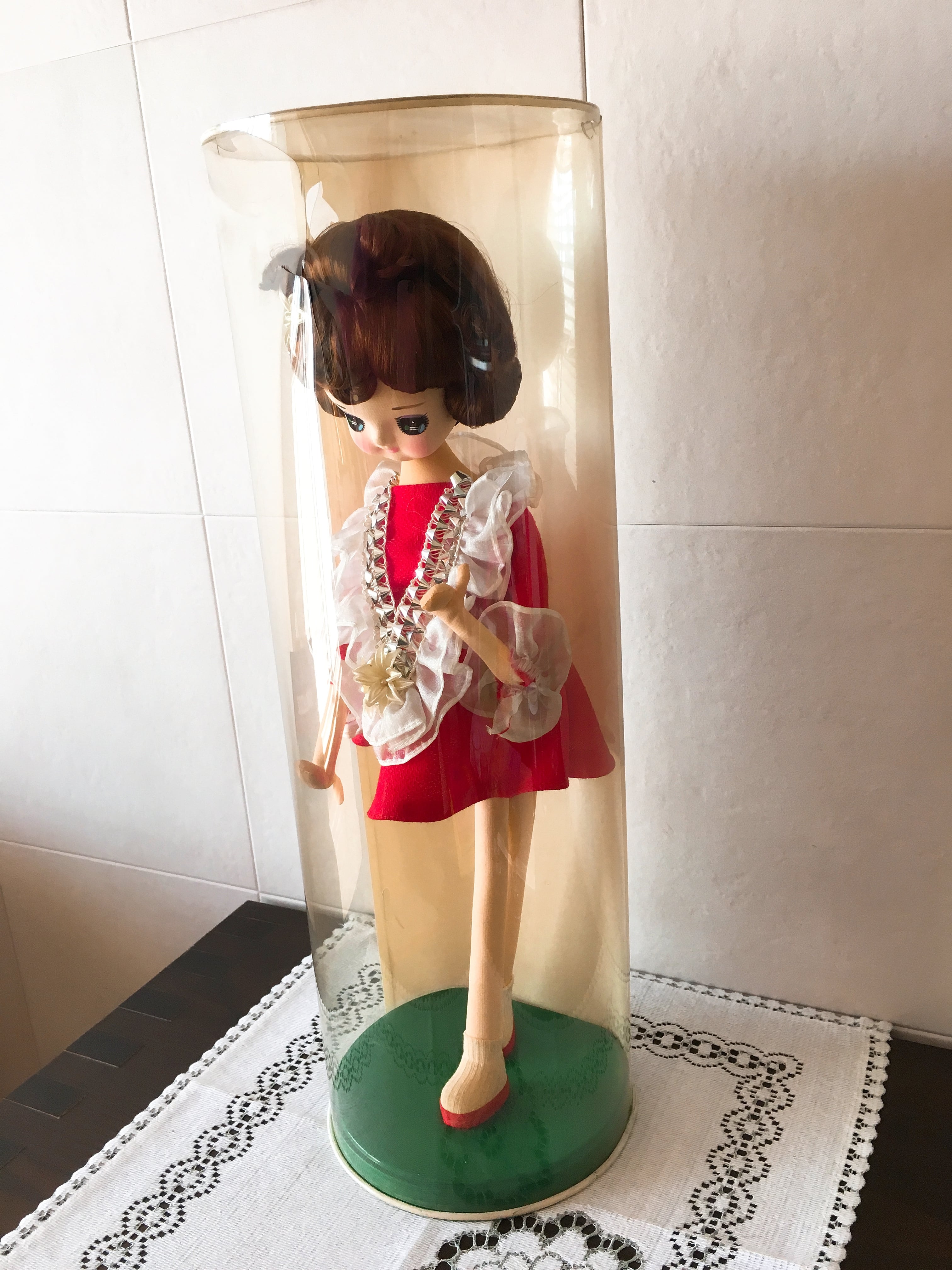 お問い合わせ分」昭和レトロ ポーズ人形 赤 | レトロ雑貨 チェリッシュ