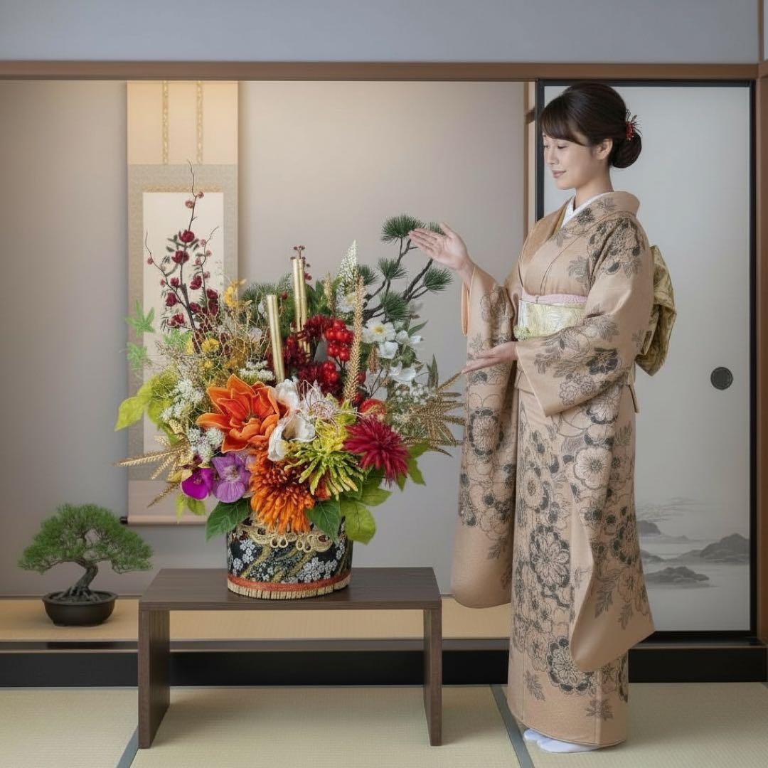 門松 LLサイズ 豪華絢爛 迎春プレミアムアレンジメント 商業用正月飾り