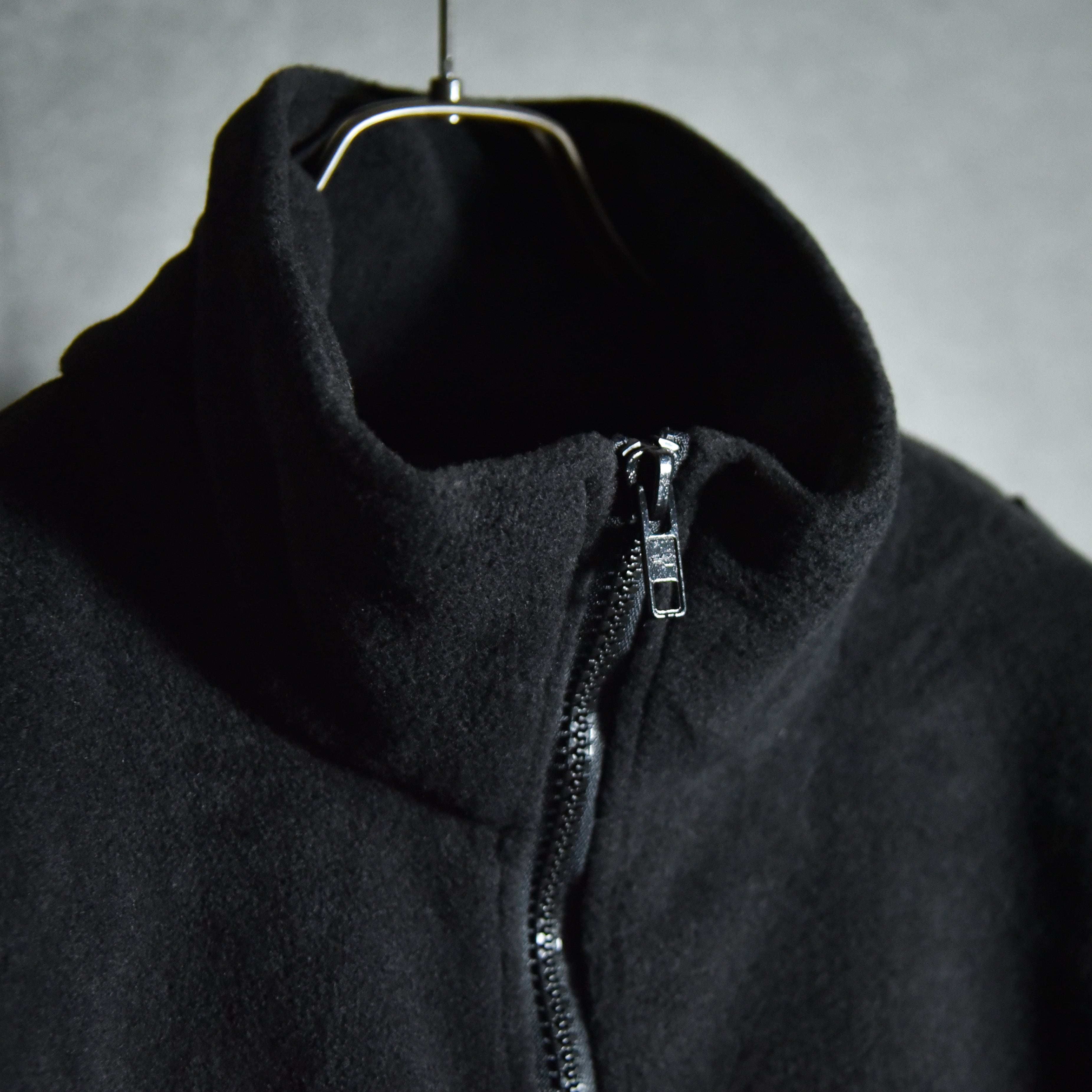 DEAD STOCK】Dutch Army Black Fleece Jacket オランダ軍 ブラック