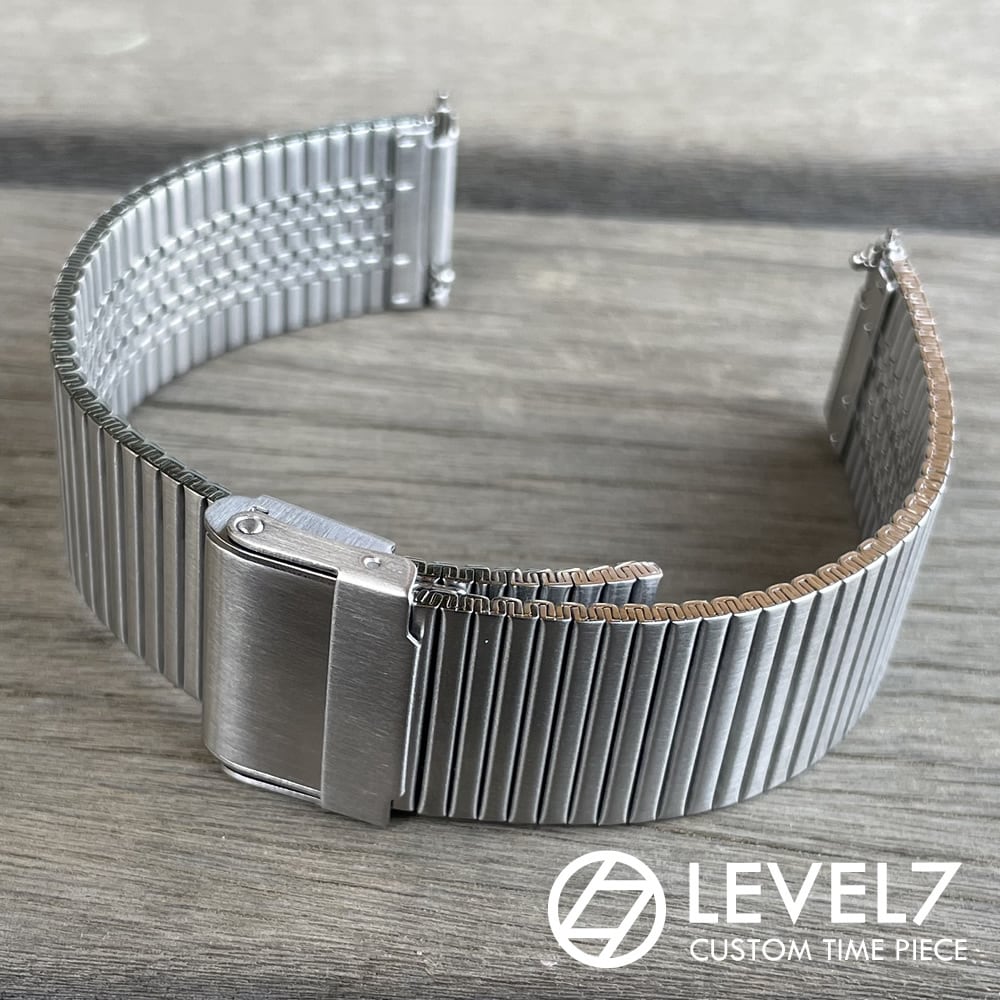 1LINK/1連 ステンレス ベルト セーフティ付きDバックル/ダブルロック