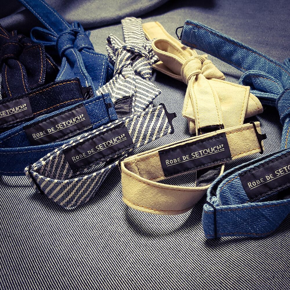 デニム蝶ネクタイ (BT-01) | ROBE DE SETOUCHI