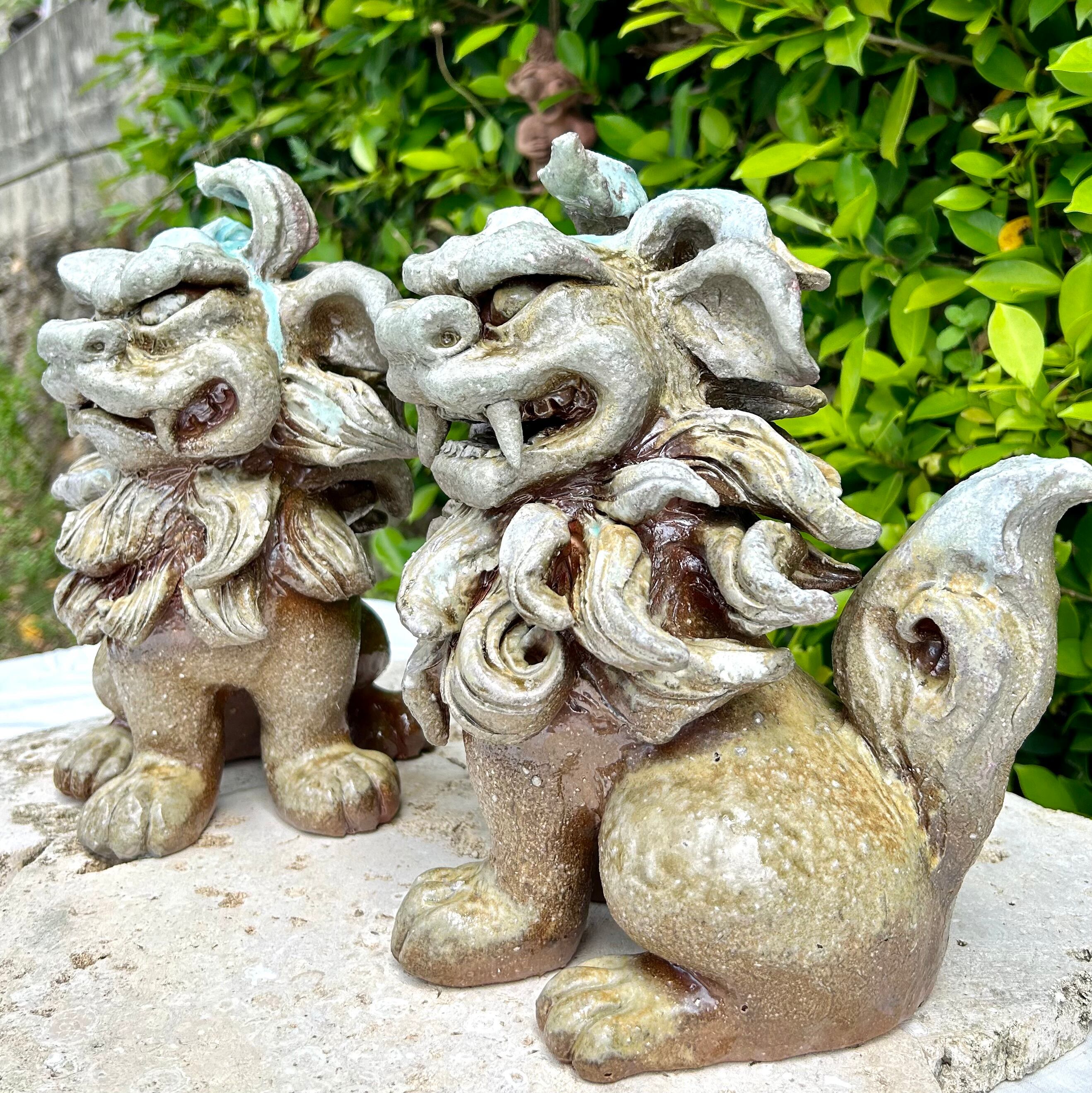 薪窯焼締 いさまシーサー | シーサーモノガタリGallery