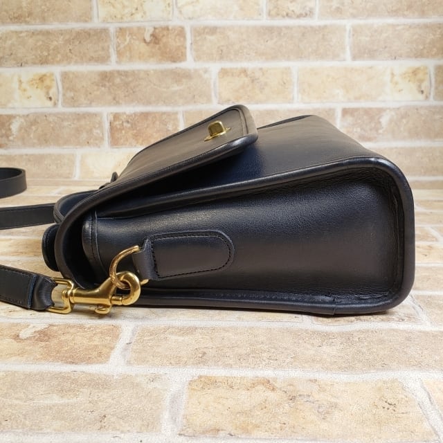 オールドコーチ ☆ USA製 レザー ターンロック 2WAY ショルダーバッグ