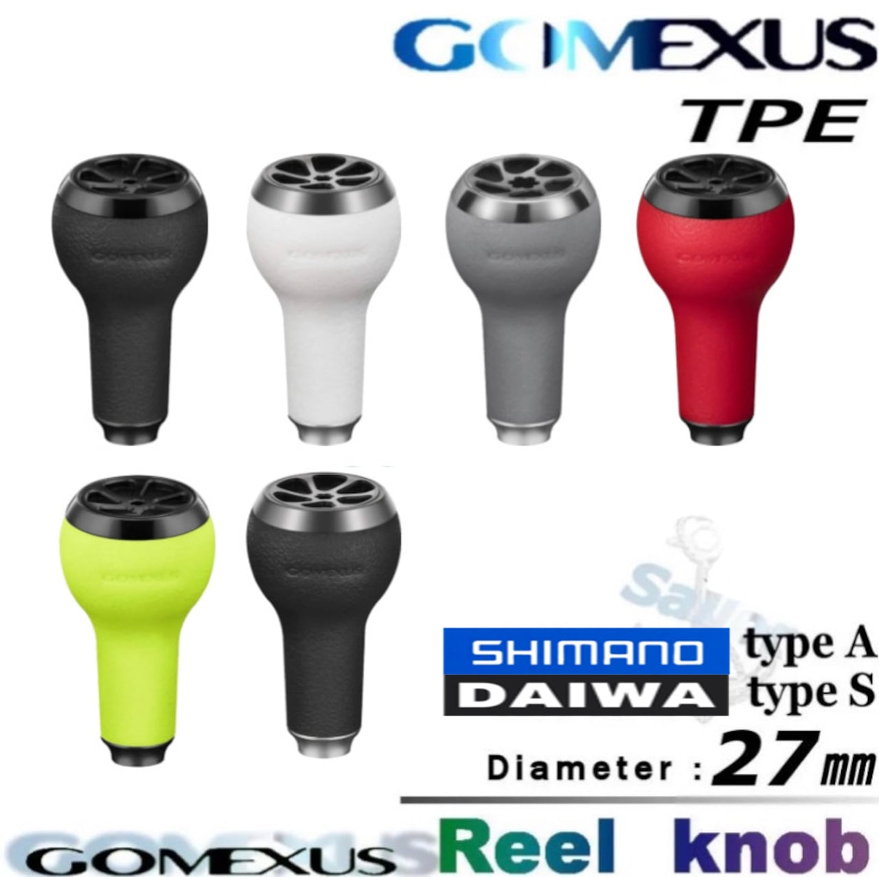 ゴメクサス】ハンドルノブ/TOUCHノブ/27㎜ TPEノブ | Sailor-plus