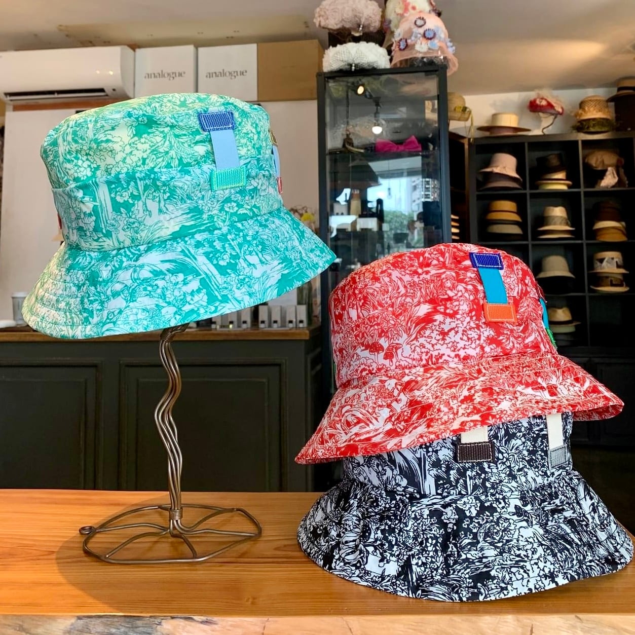 Barairo no Boushi バラ色の帽子 ゴムワークタッククロシェ バケット