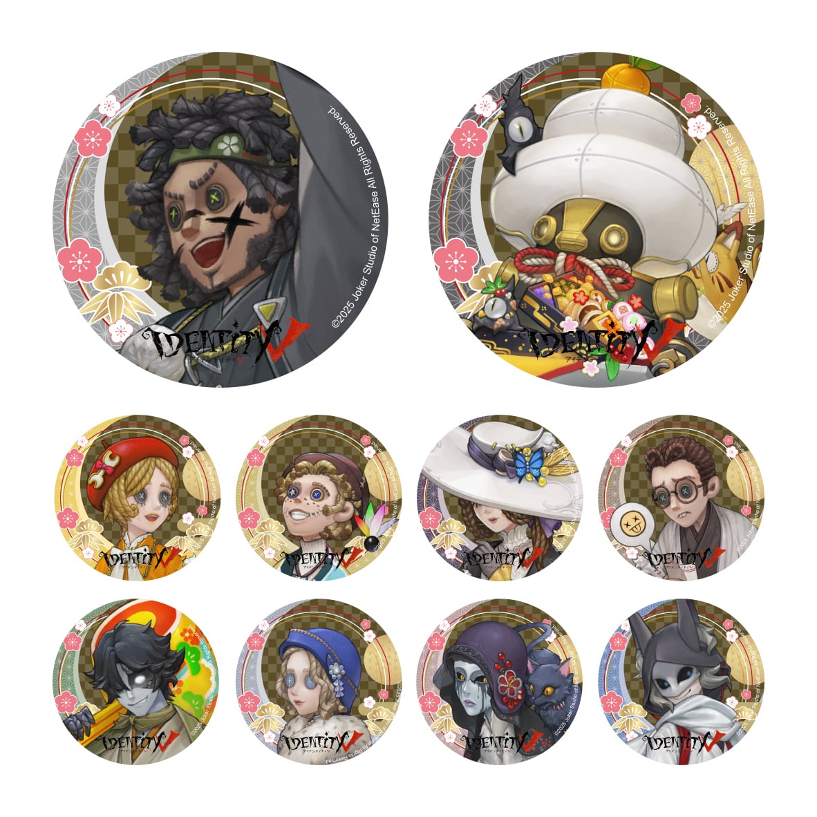 Identity V 第五人格 アラビアン 囚人 缶バッジ 30個 Identity V 第五